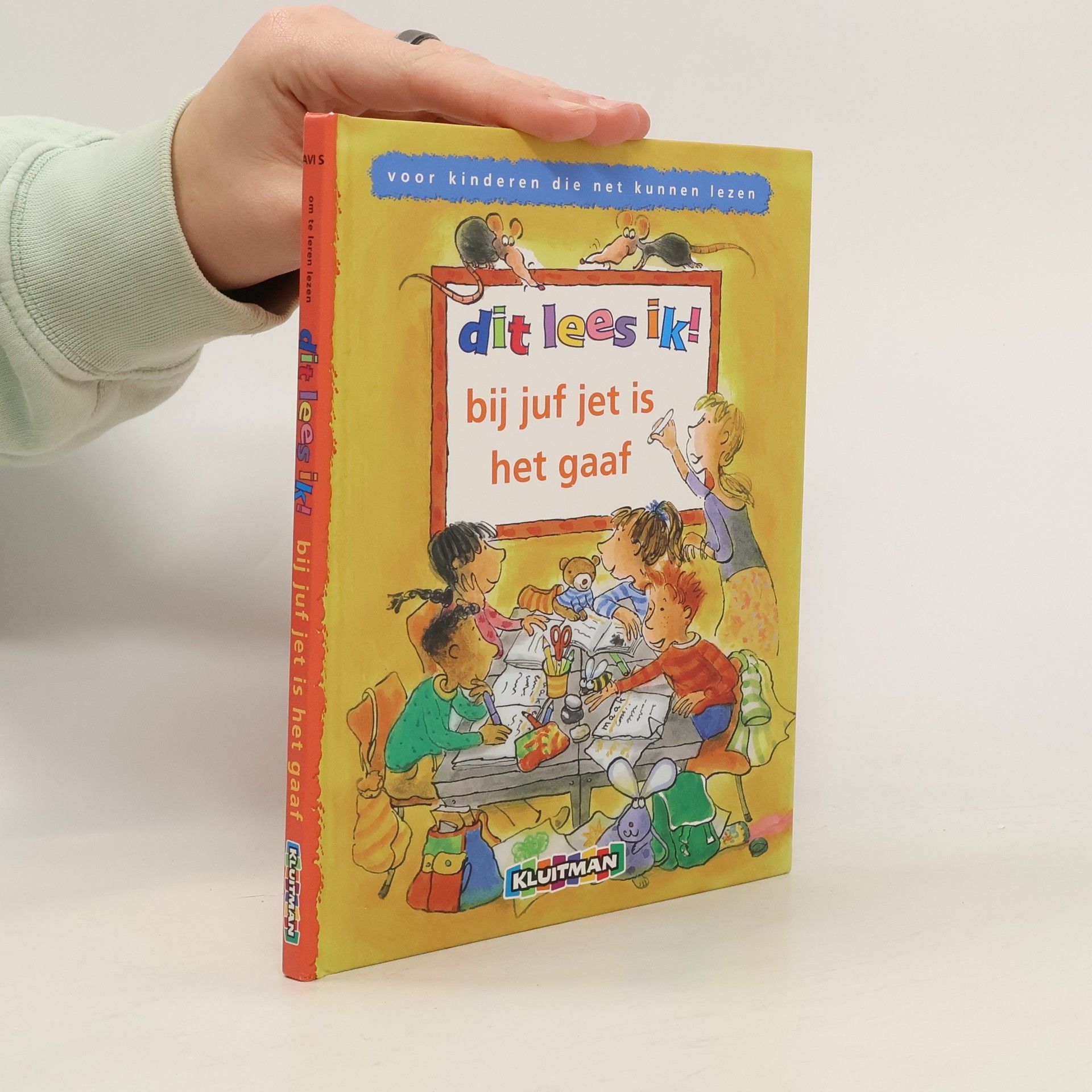 annemarie dragt Dit lees ik! Bij juf jet is het gaaf