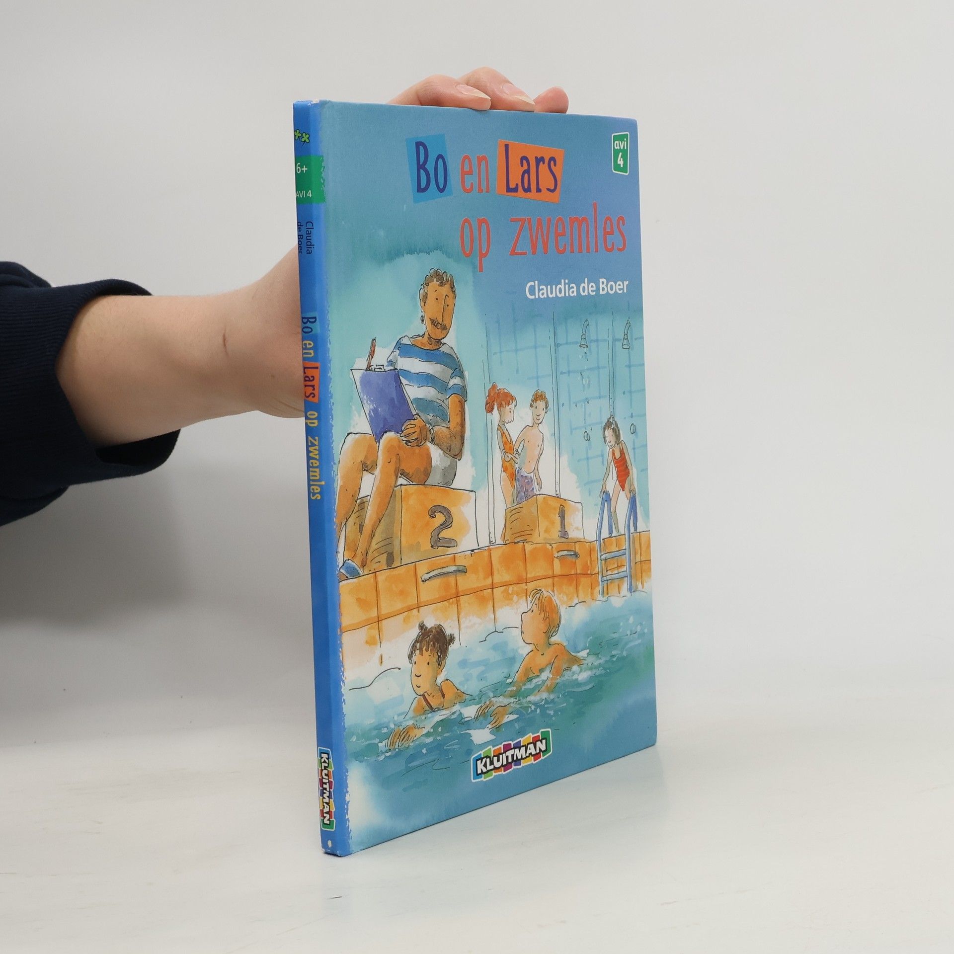 Claudia de Boer Bo en Lars op zwemles