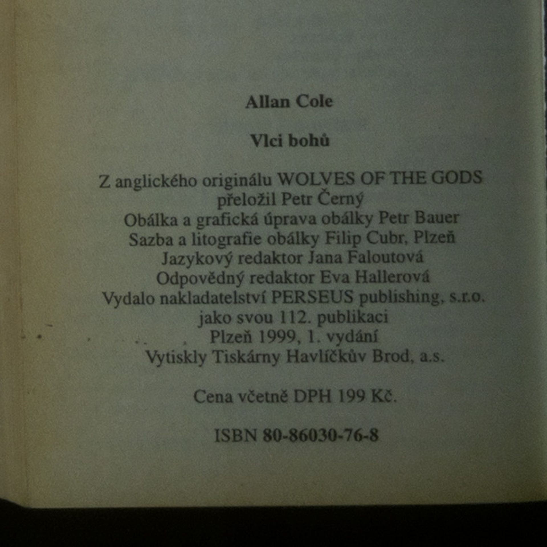 Allan Cole Timurova trilogie 2 - Vlci bohů