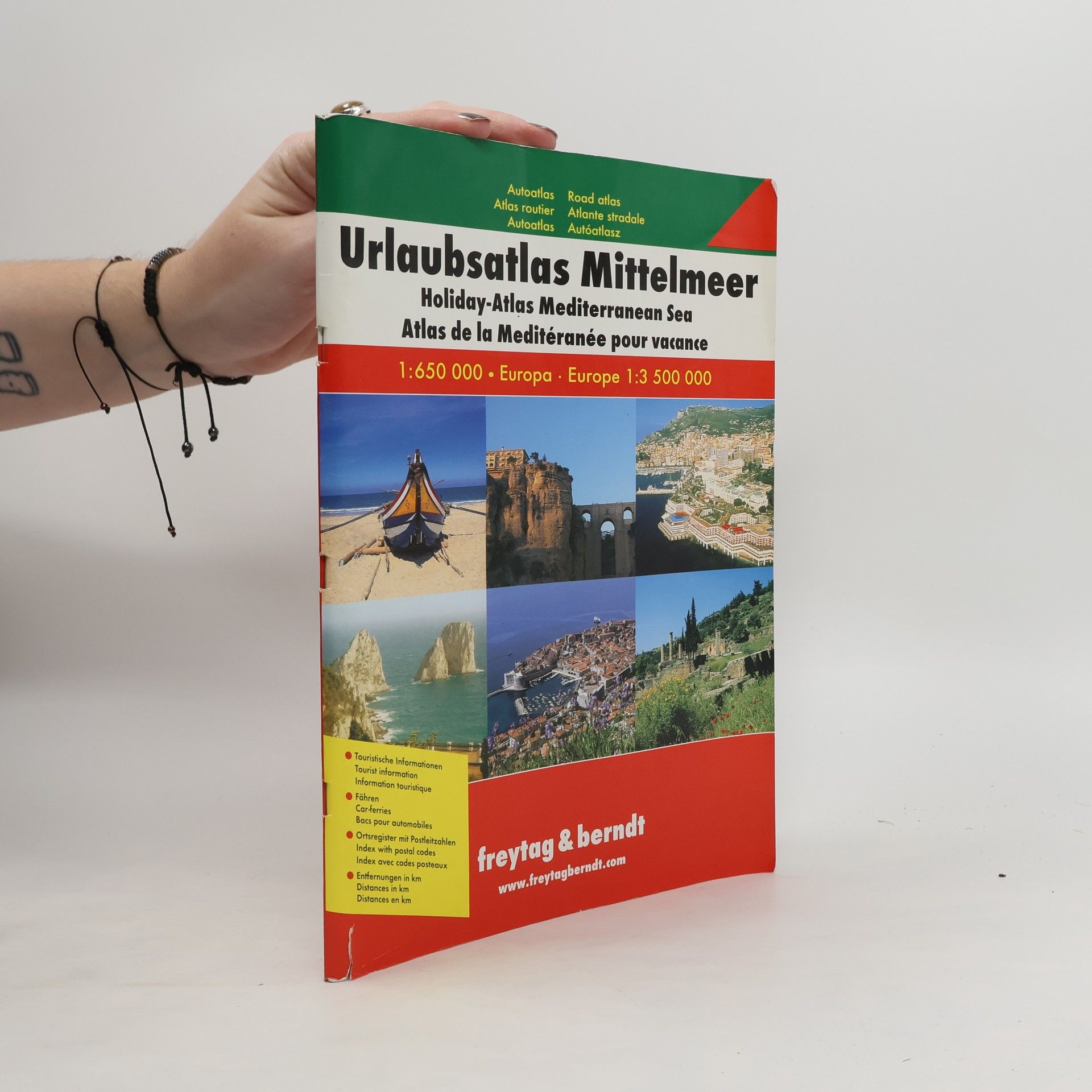 Autorenkollektiv Autoatlas: Urlaubsatlas Mittelmeer