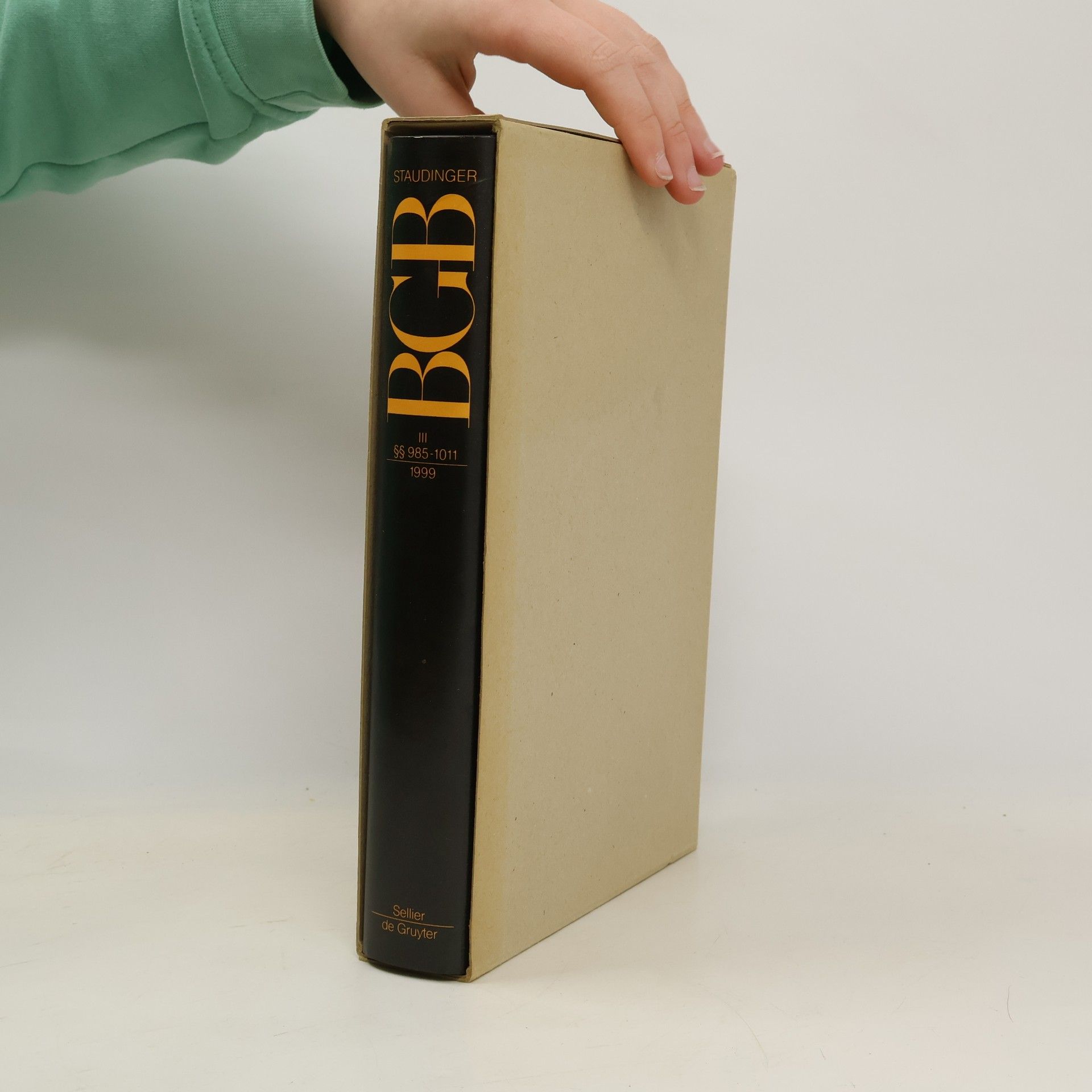 Julius von Staudinger J. von Staudingers Kommentar zum Bürgerlichen Gesetzbuch III. Sachenrecht §§ 985-1011