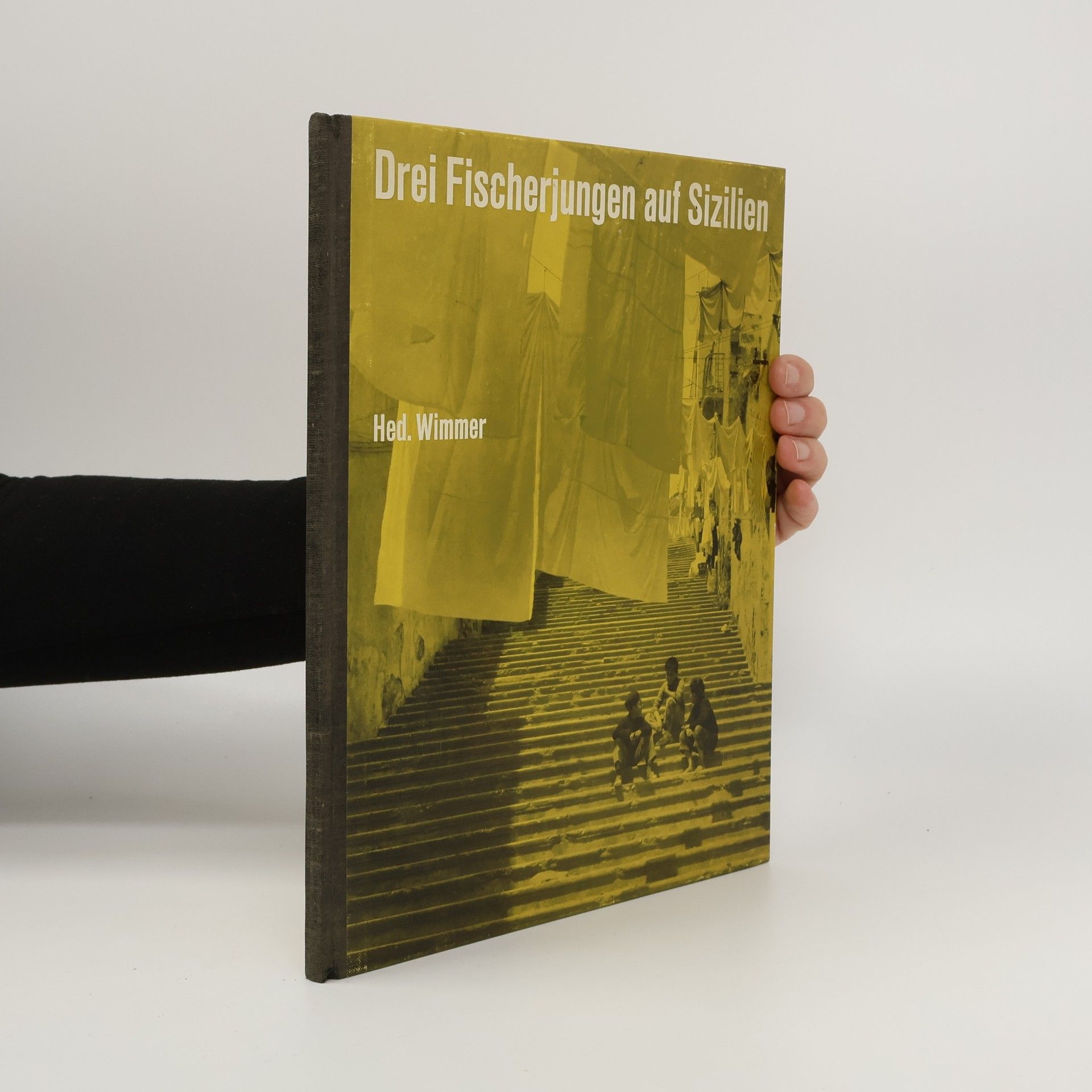 Drei Fischerjungen auf Sizilien