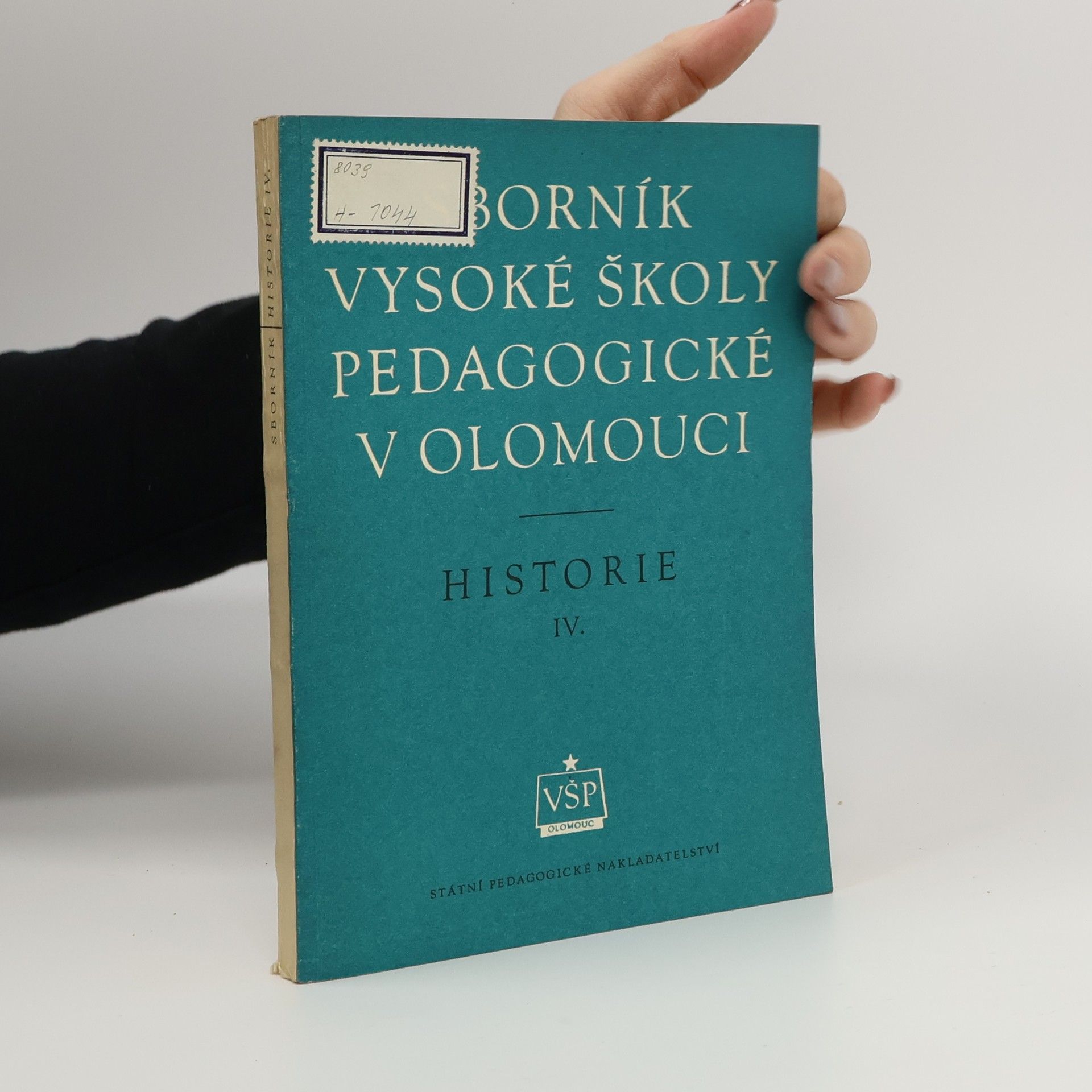 AA.VV. Sborník Vysoké školy pedagogické v Olomouci. Jazyk a literatura VI.
