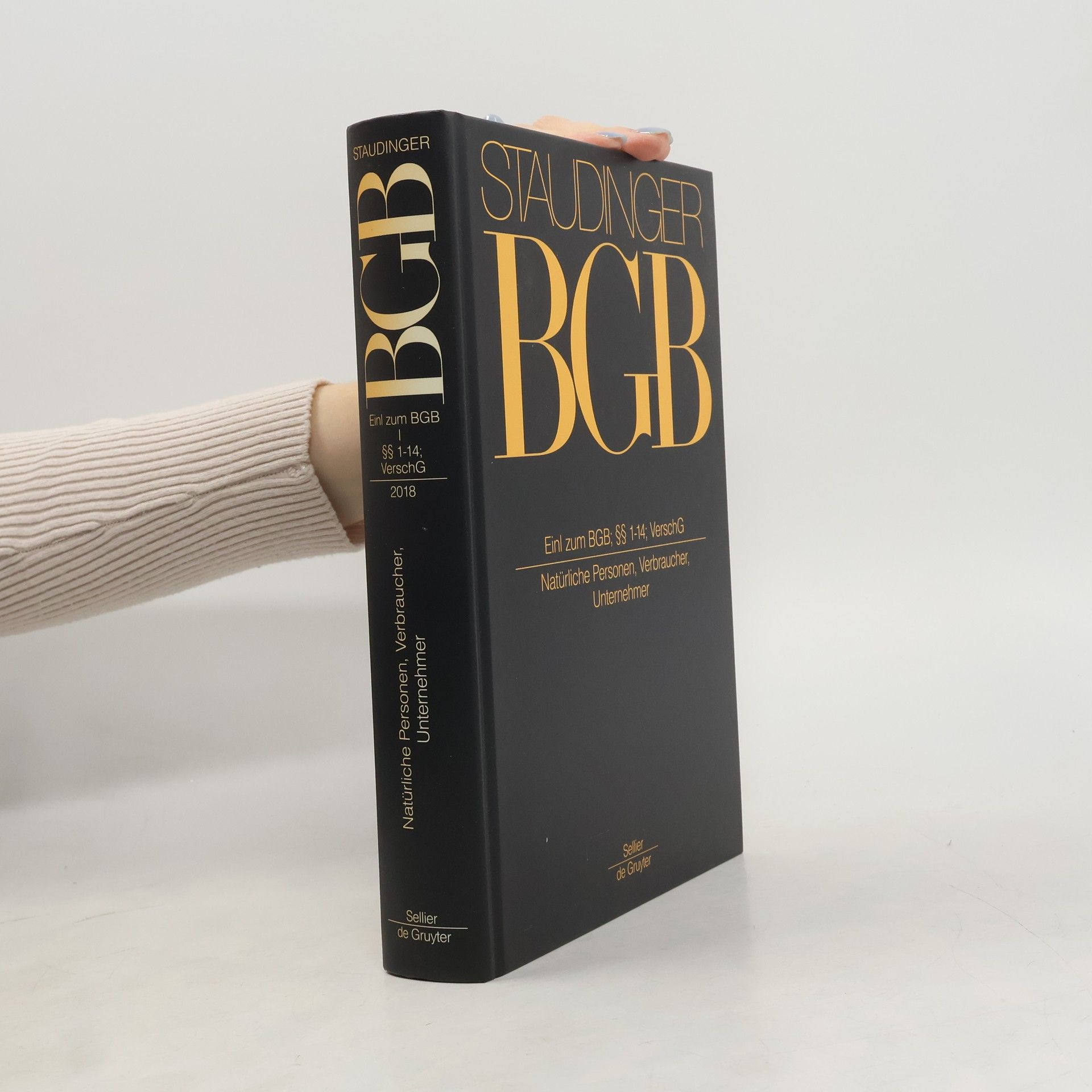 Herbert Roth Staudinger - 1: Einleitung zum BGB; §§ 1-14; VerschG