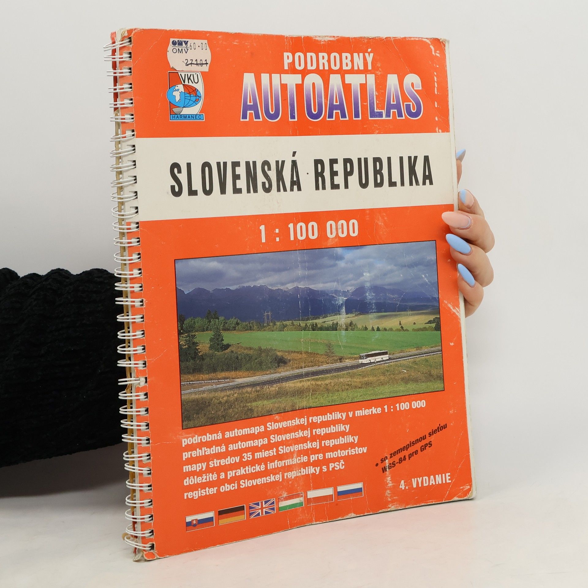 Auteurscollectief Podrobný autoatlas. Slovenská republika 1:100 000