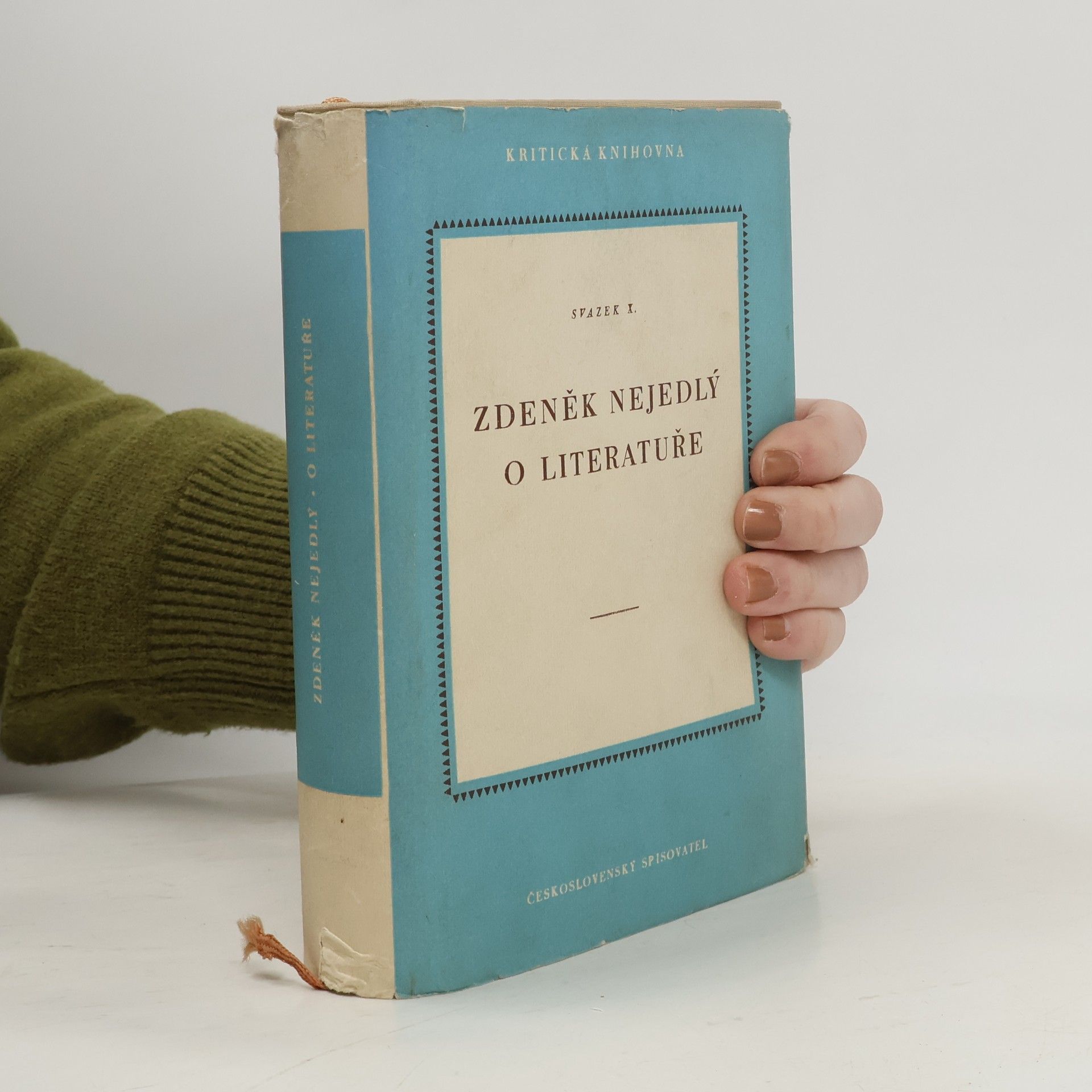 Zdeněk Nejedlý O literatuře