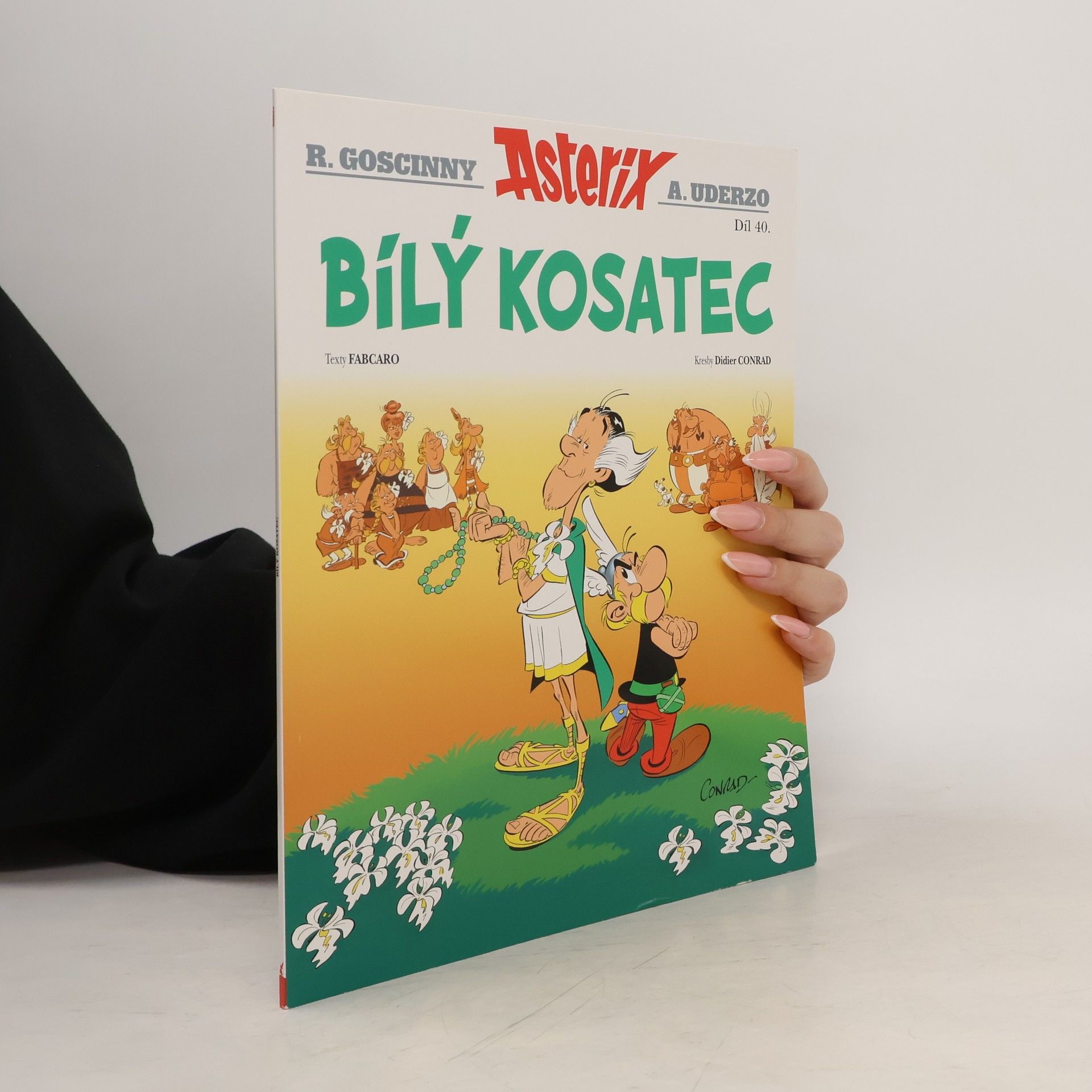 Fabcaro Asterix 40 - Bílý kosatec