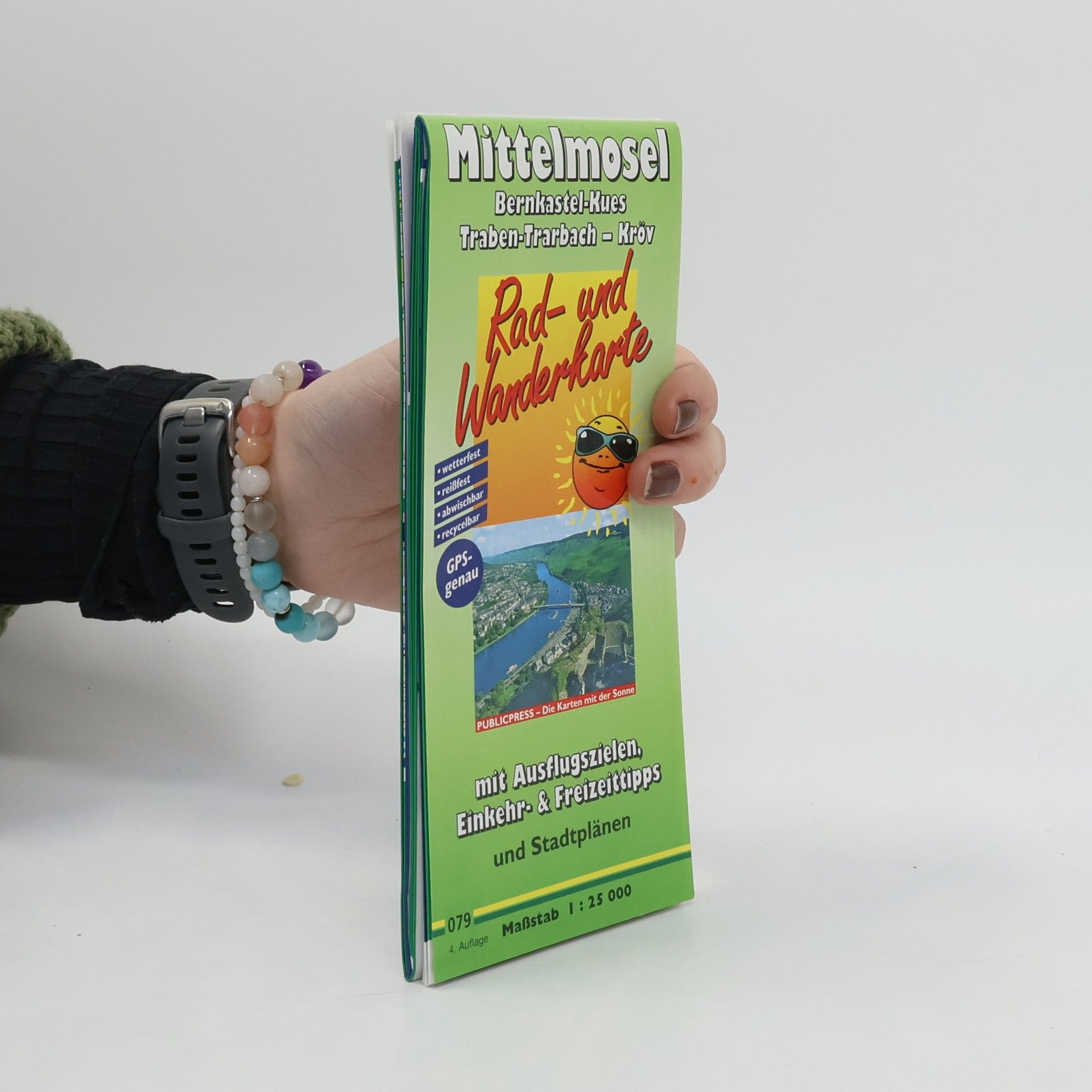 AA.VV. PublicPress Rad- und Wanderkarte Mittelmosel - Bernkastel-Kues, Traben-Trarbach, Kröv - 4. Auflage