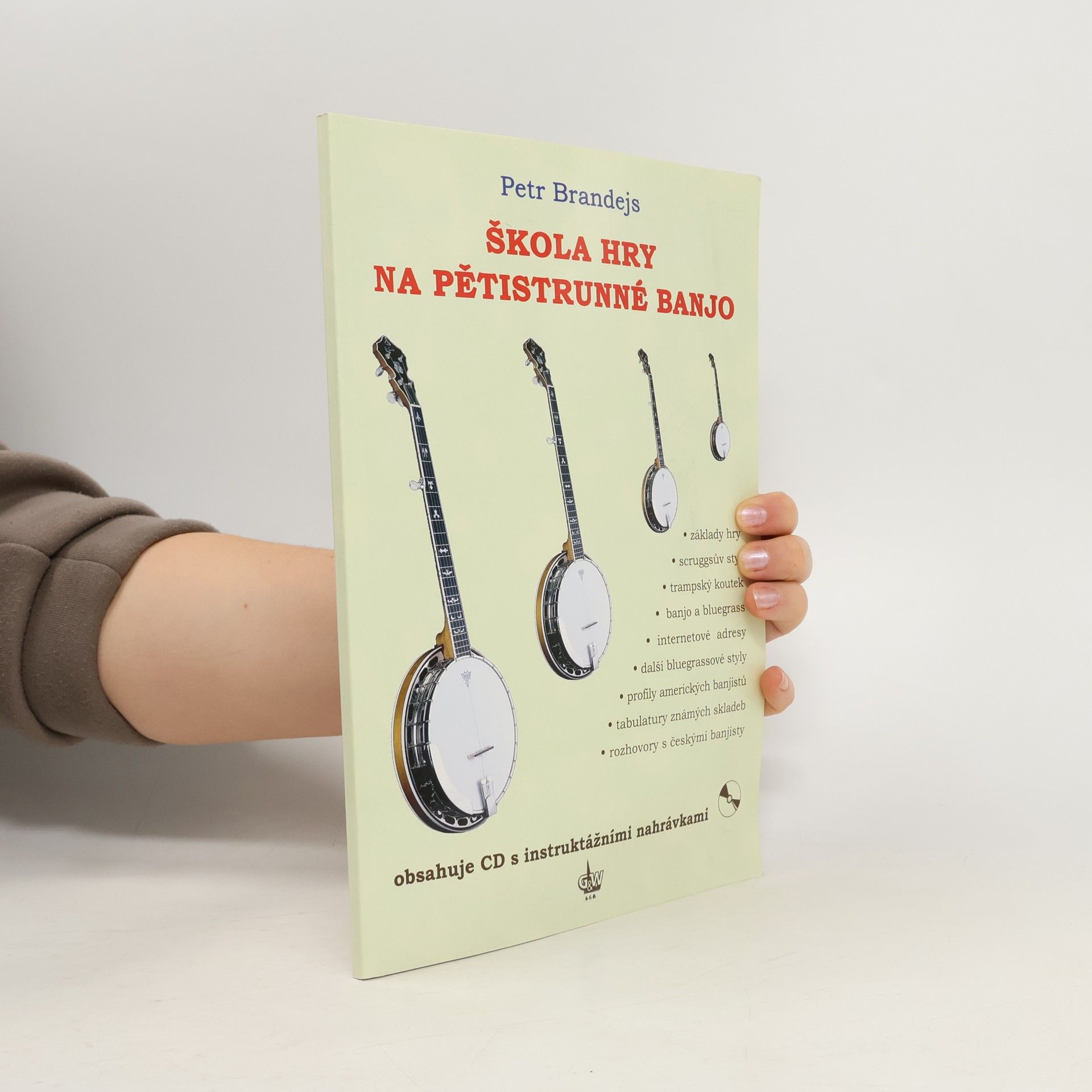 Petr Brandejs Škola hry na pětistrunné banjo + CD