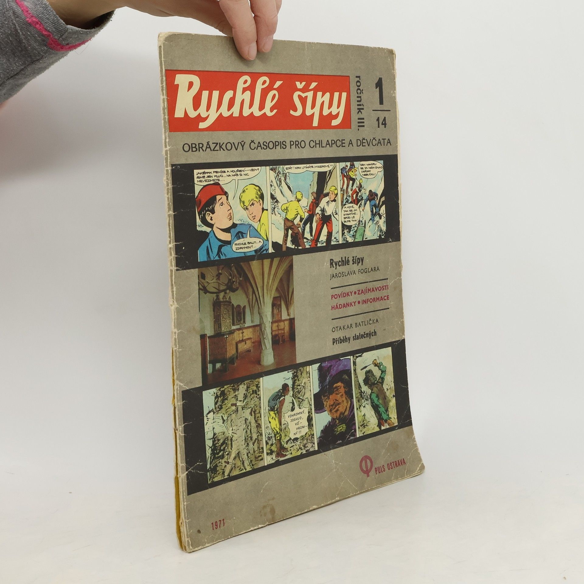 Jaroslav Foglar Rychlé šípy, roč. III 1/14