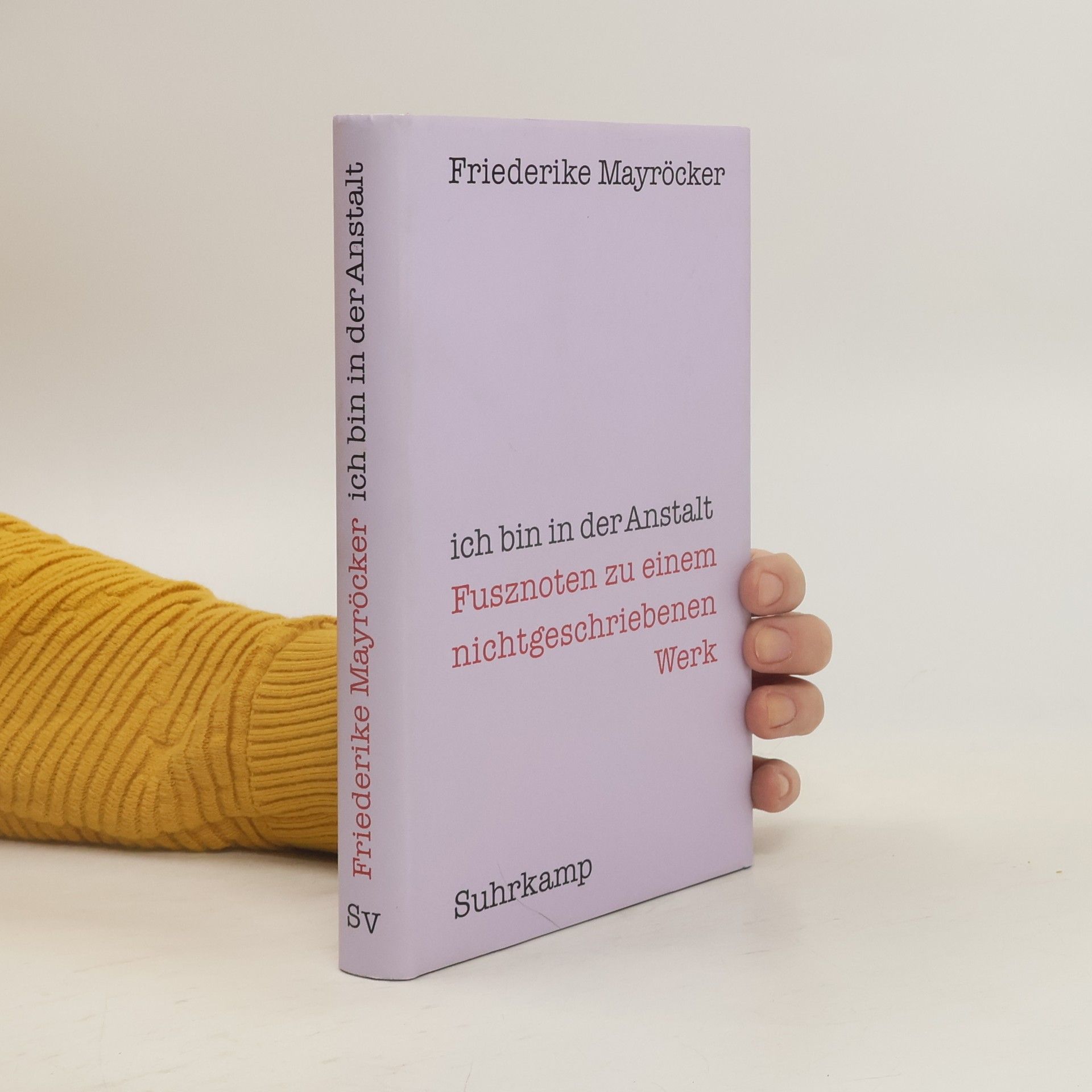 Friederike Mayröcker Ich bin in der Anstalt