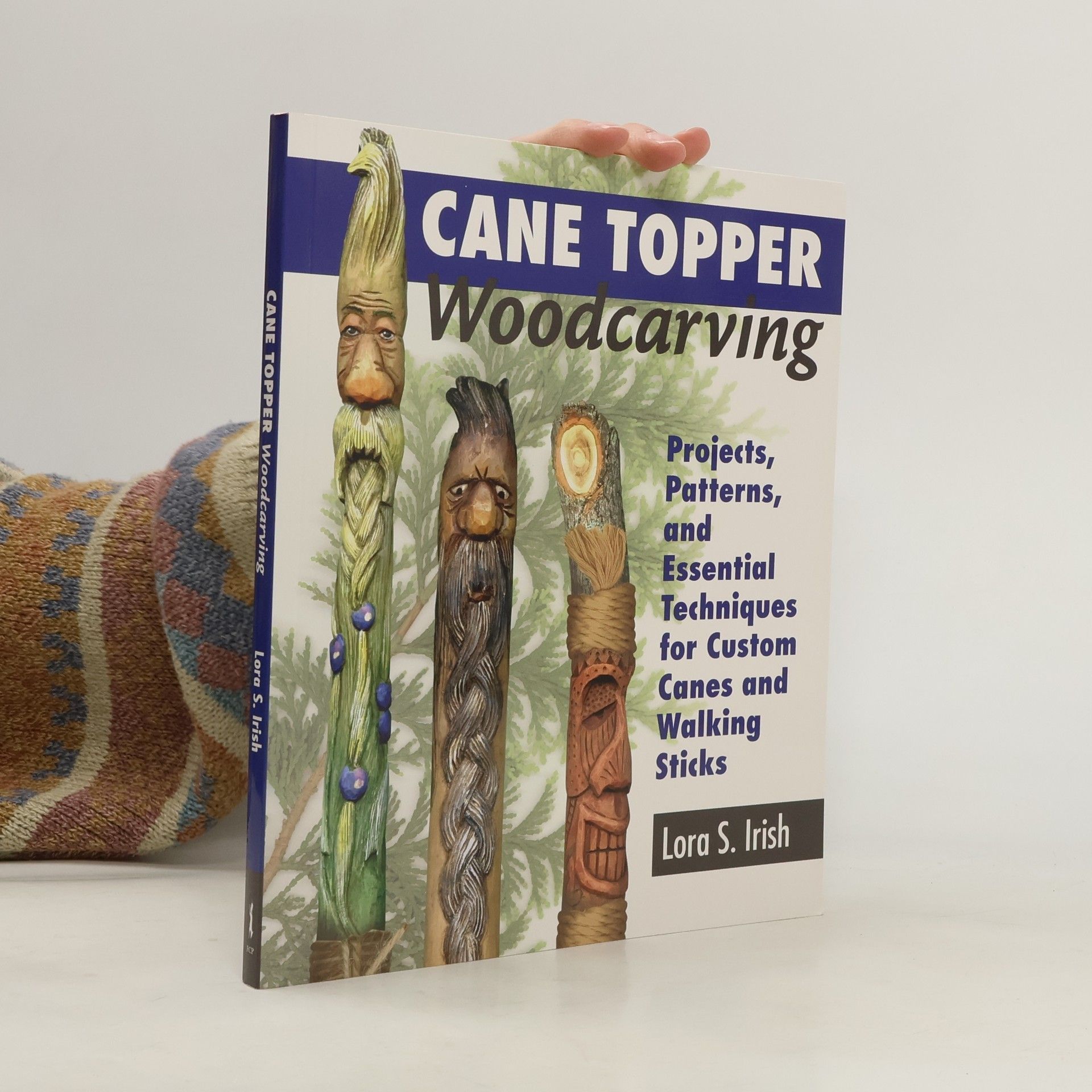 Lora S. Irish Cane Topper Woodcarving