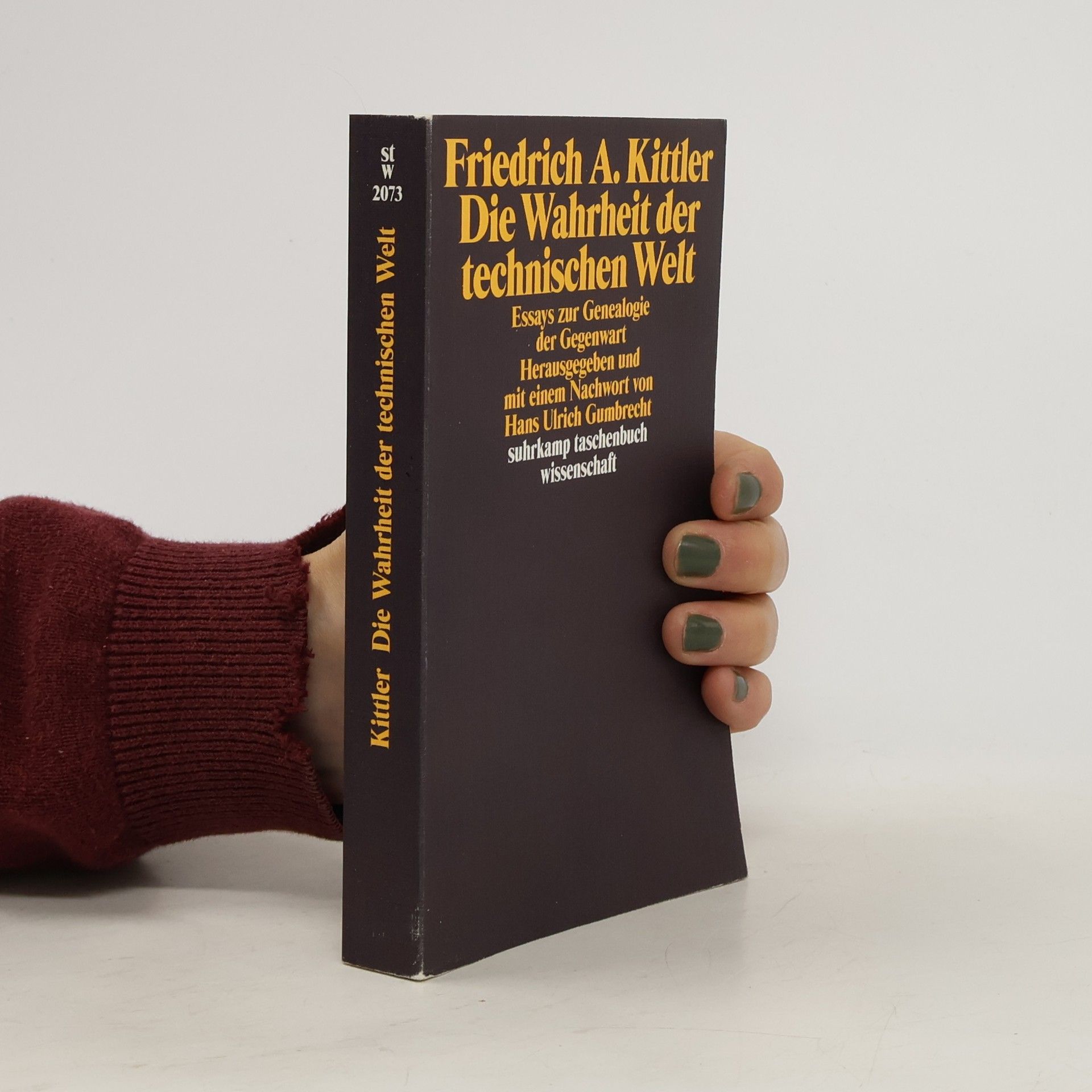 Friedrich Kittler Die Wahrheit der technischen Welt