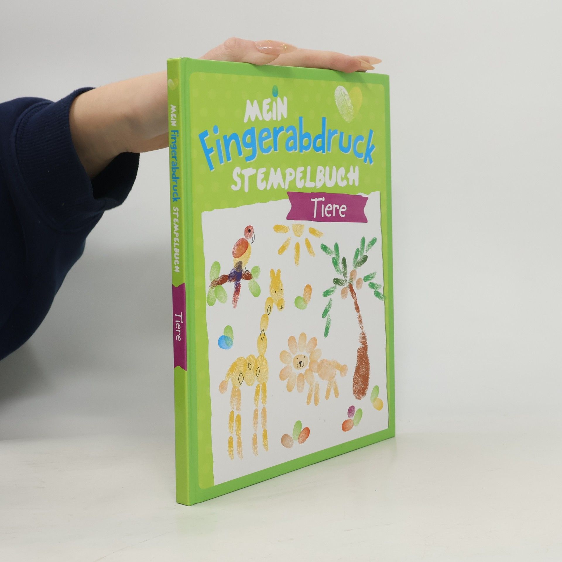 AA.VV. Mein Fingerabdruck Stempelbuch. Tiere