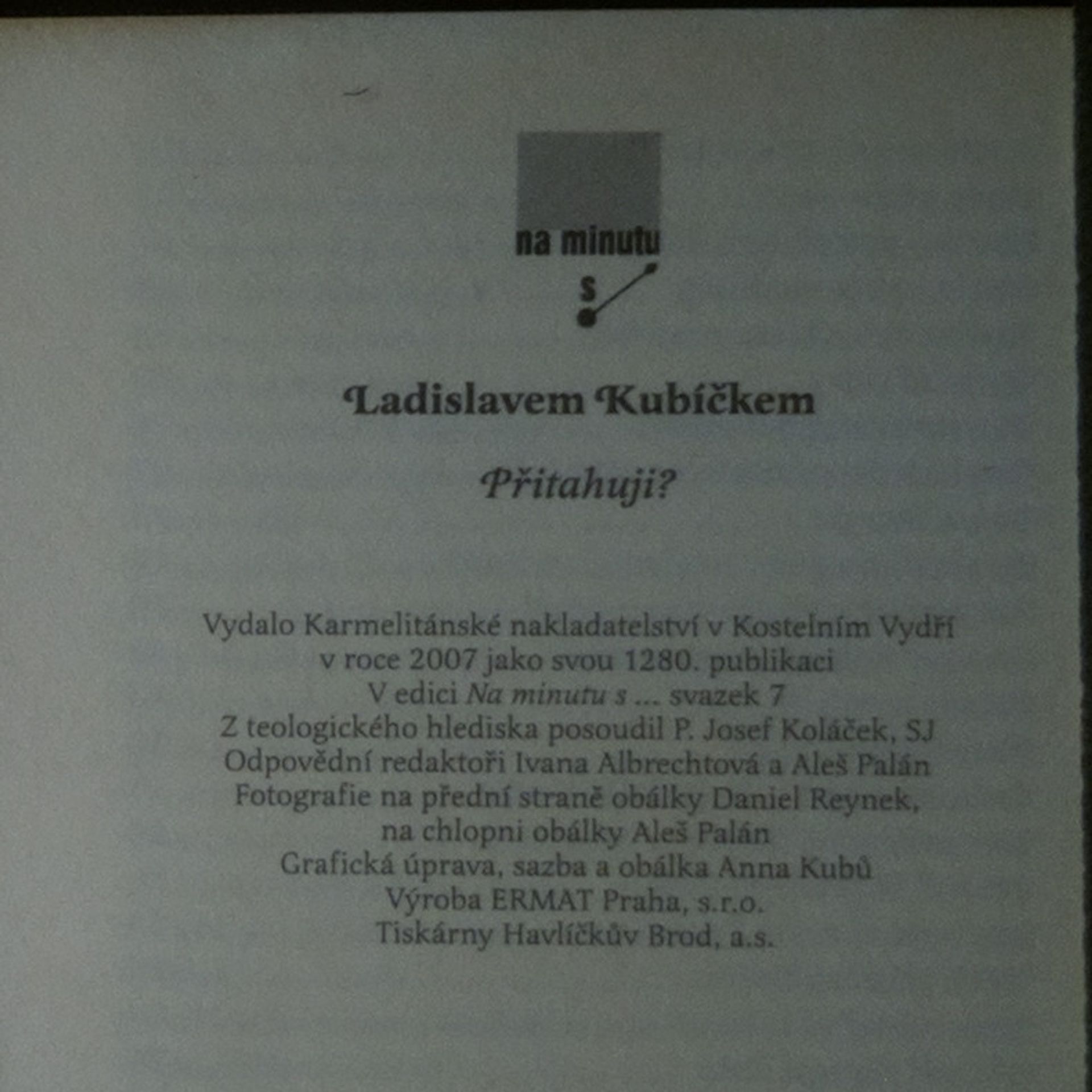 Ladislav Kubíček Přitahuji?