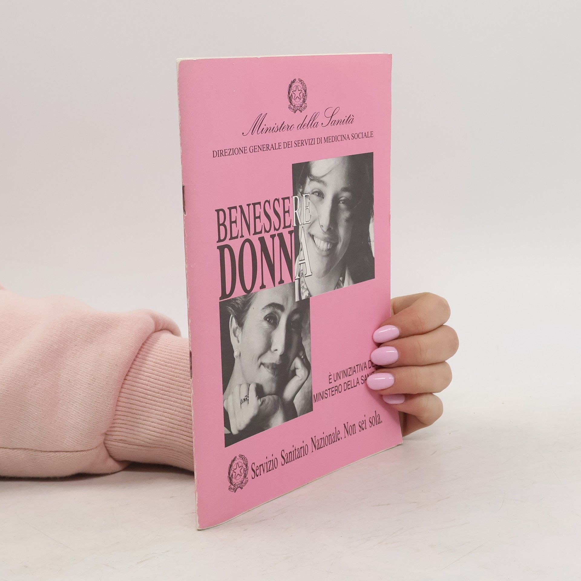 Collectif d'auteurs Benessere donna. È un'iniziativa del Ministero della Sanità