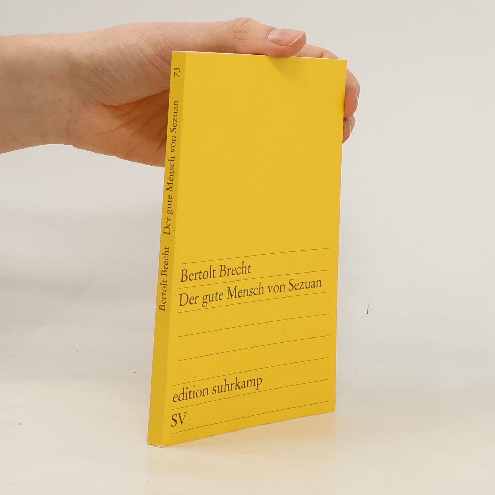 Bertolt Brecht Der gute Mensch von Sezuan