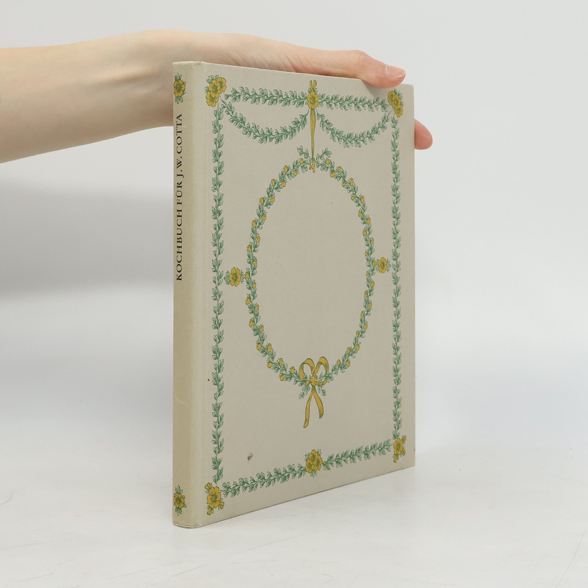 Kochbuch für Johanne Wilhelmine Cotta