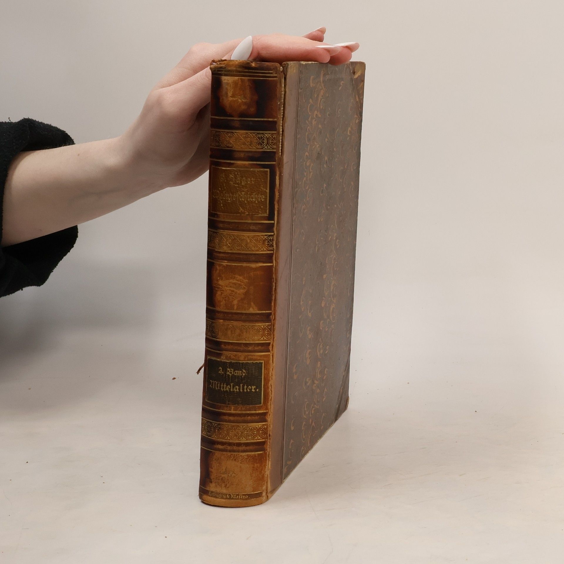 Oskar Säger Weltgeschichte in vier Bänden. Band II