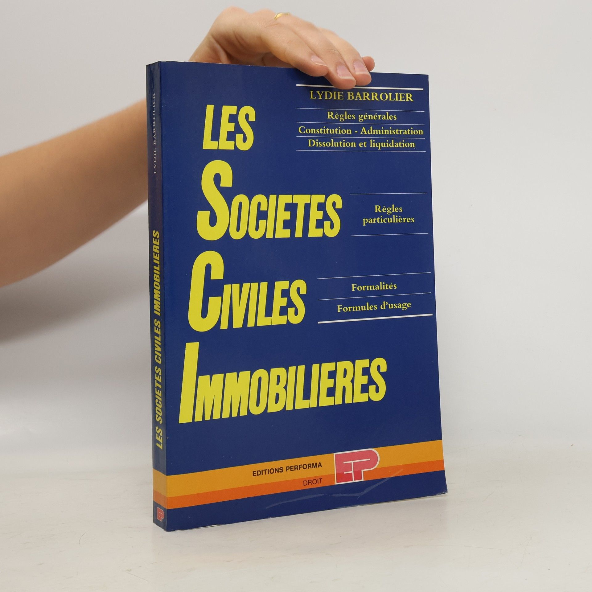 Lydie Barrolier Les sociétés civiles immobilières