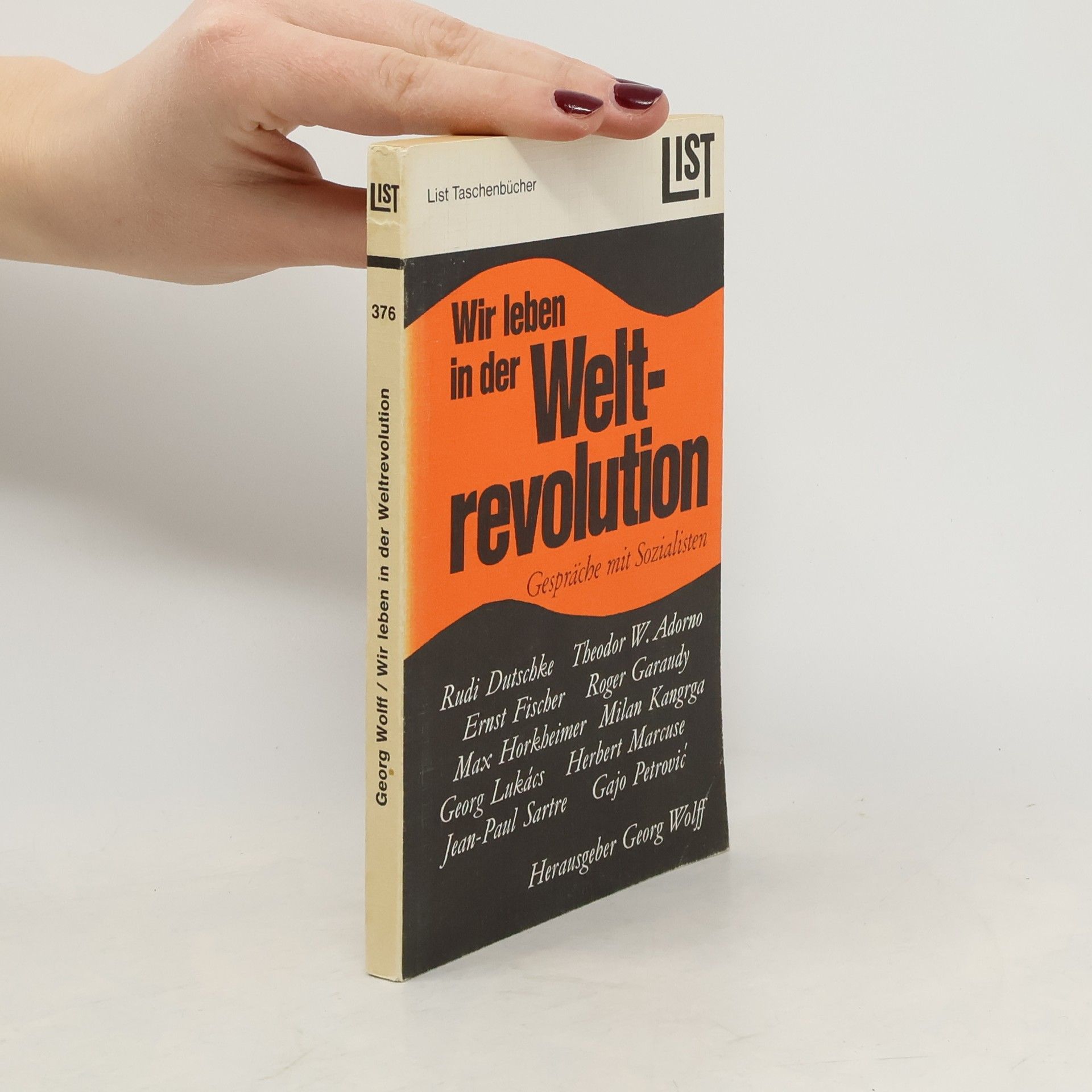 Georg Wolff Wir leben in der Weltrevolution