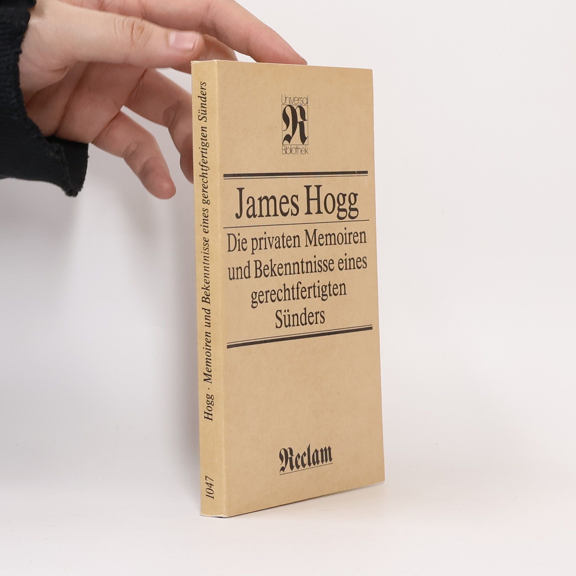 James Hogg Die privaten Memoiren und Bekenntnisse eines gerechtfertigten Sünders