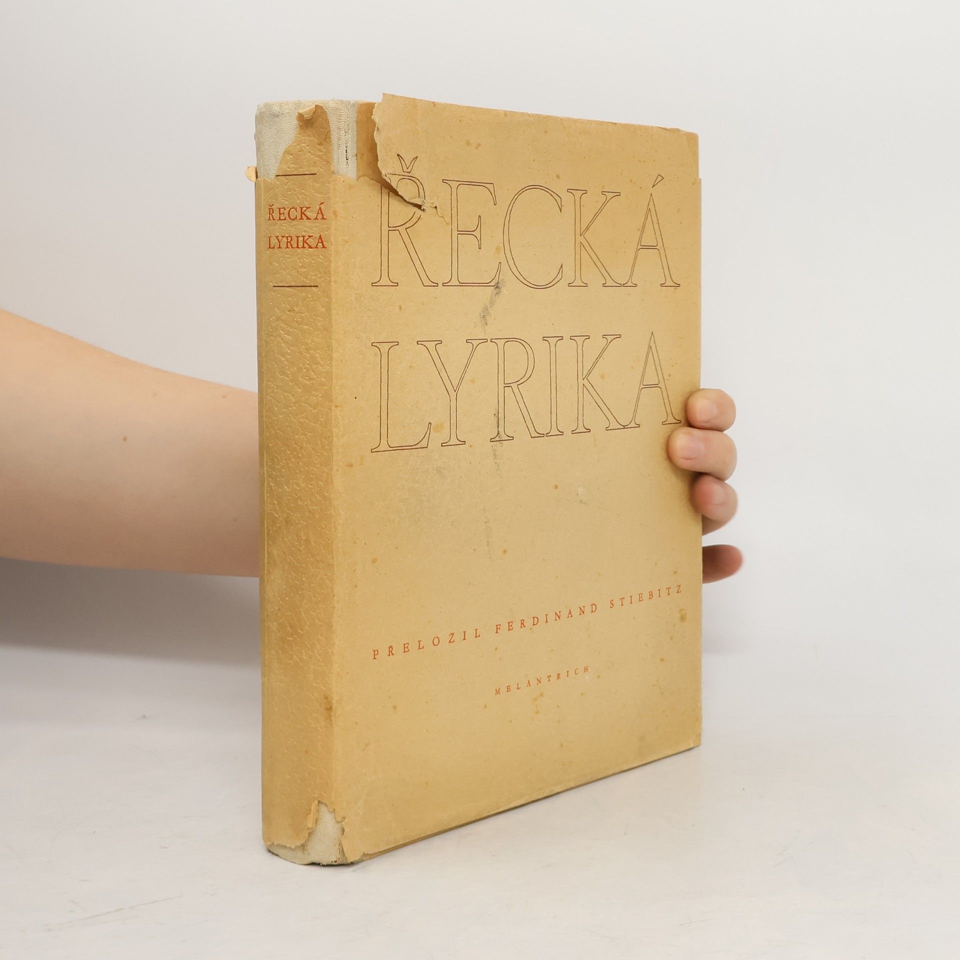 Ferdinand Stiebitz Řecká lyrika