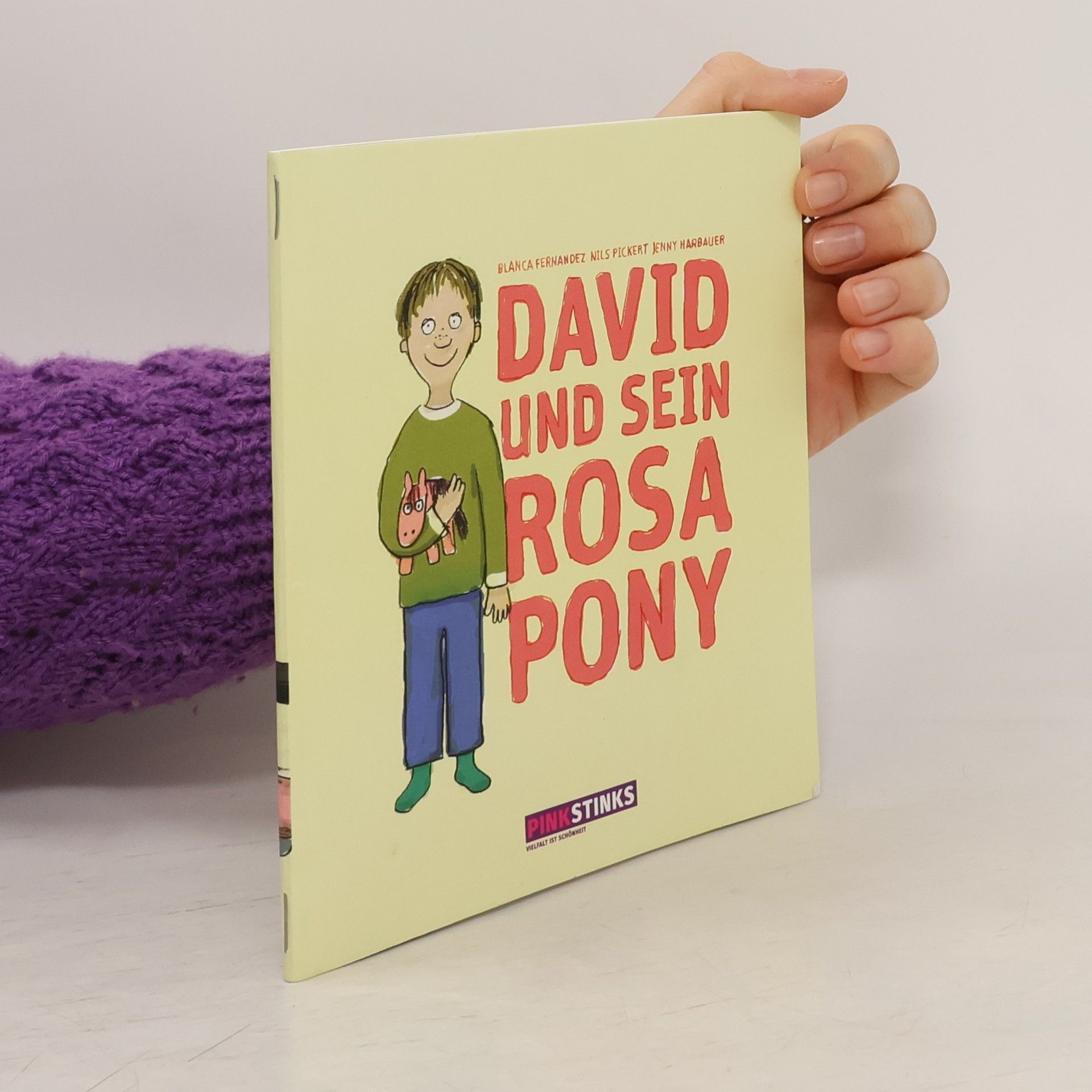 David und sein rosa Pony