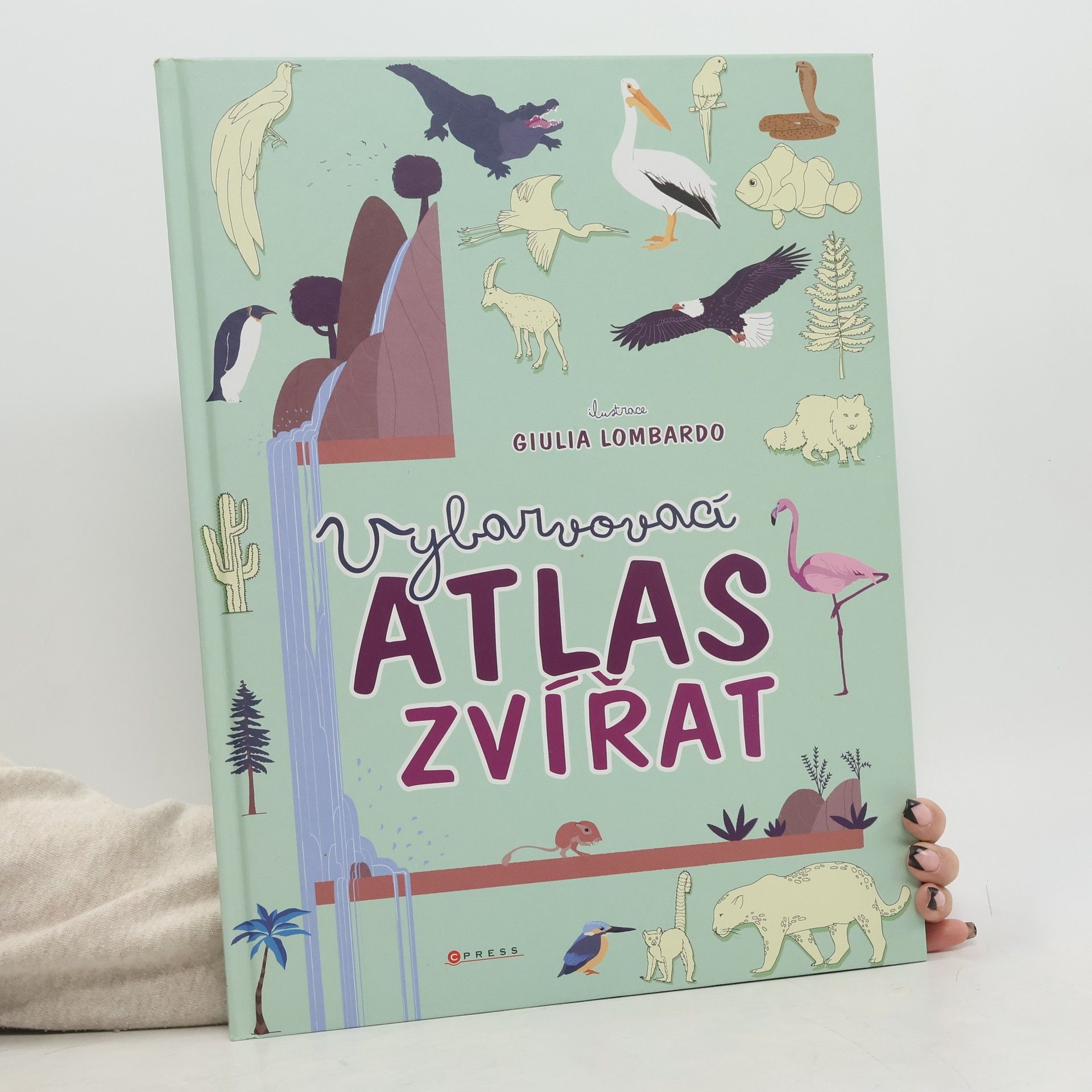 Giulia Lombardo Vybarvovací atlas zvířat