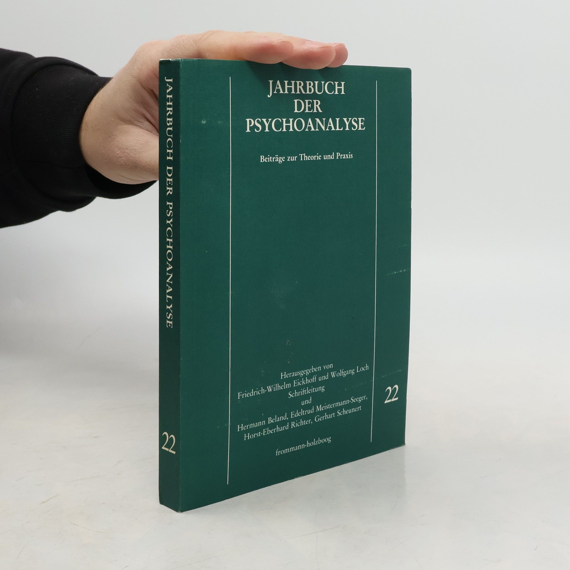 Collectif d'auteurs Jahrbuch der Psychoanalyse: Band 22: Beiträge zur Theorie und Praxis
