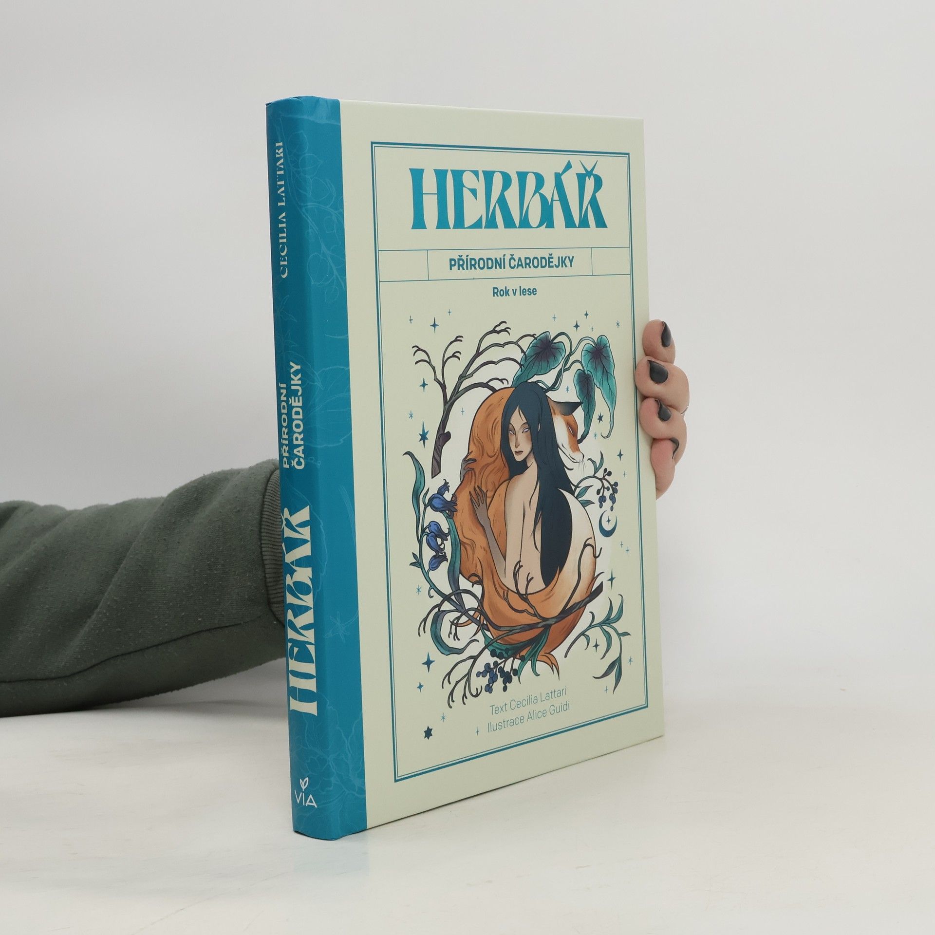 Cecilia Lattari Herbář přírodní čarodějky : rok v lese