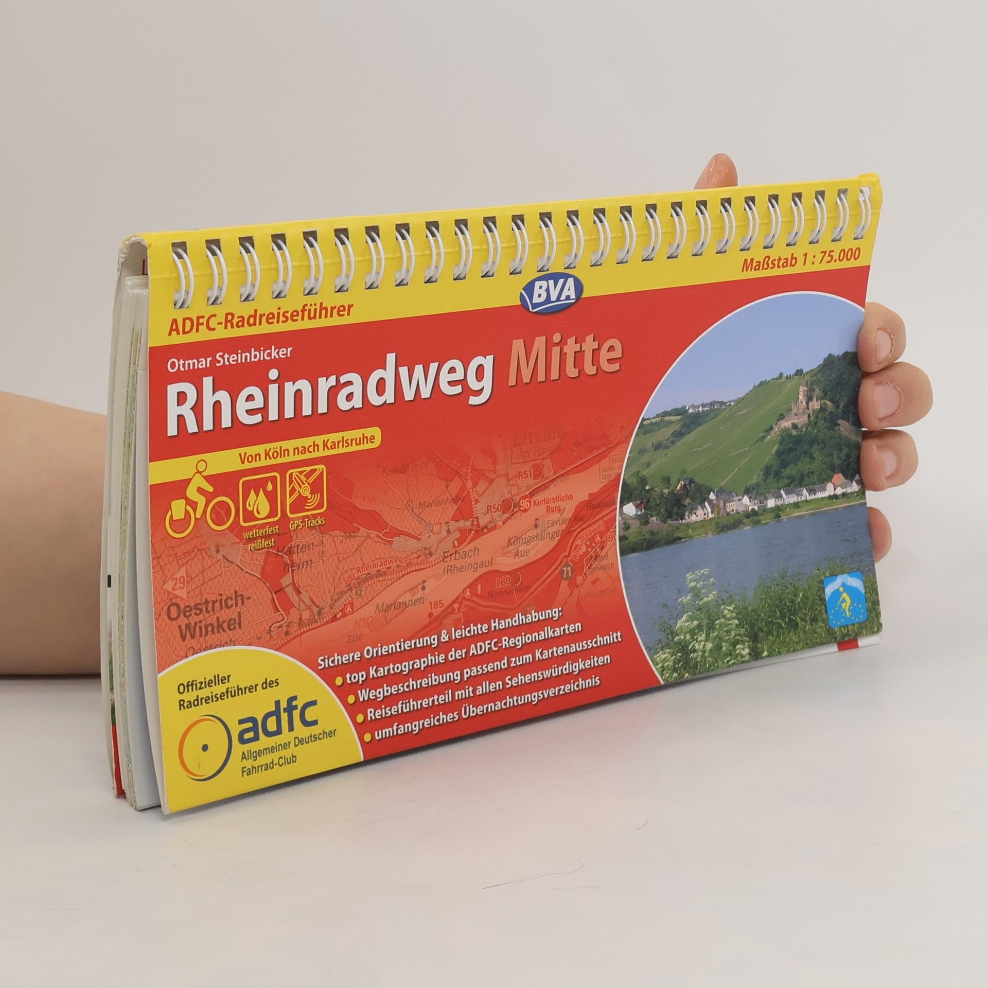 Otmar Steinbicker ADFC-Radreiseführer: Rhein-Radweg