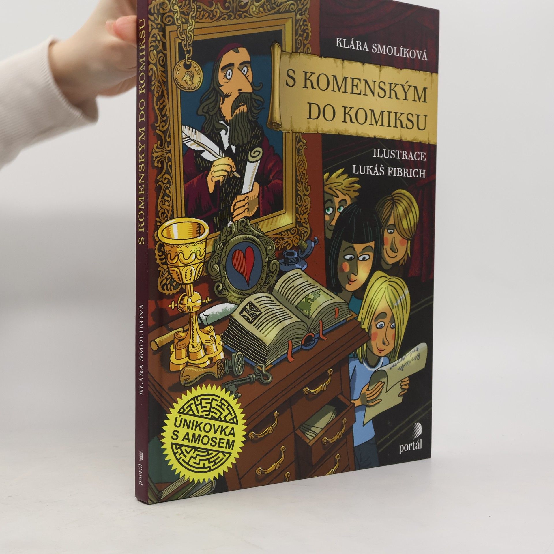 Klára Smolíková S Komenským do komiksu – Únikovka s Amosem