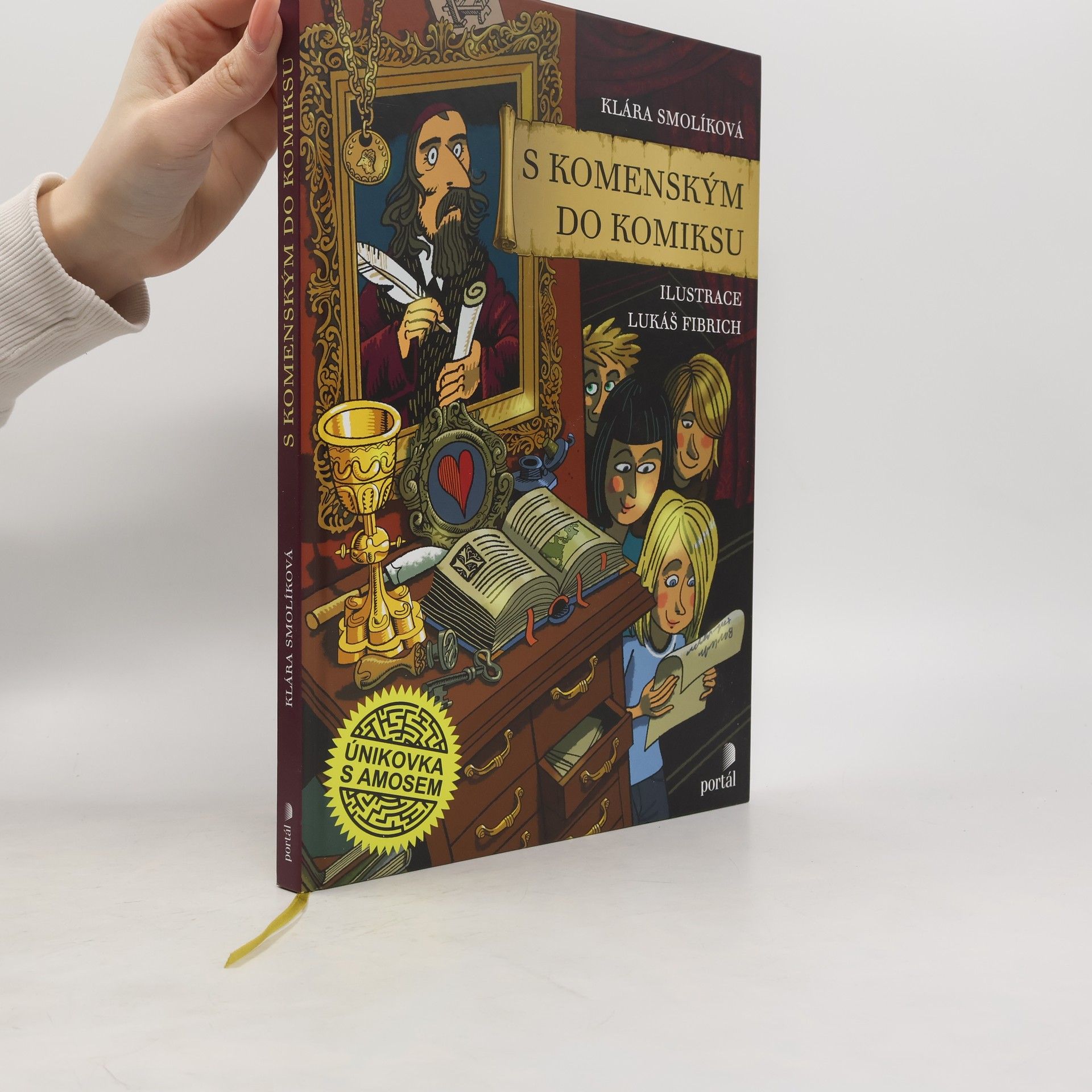Klára Smolíková S Komenským do komiksu – Únikovka s Amosem