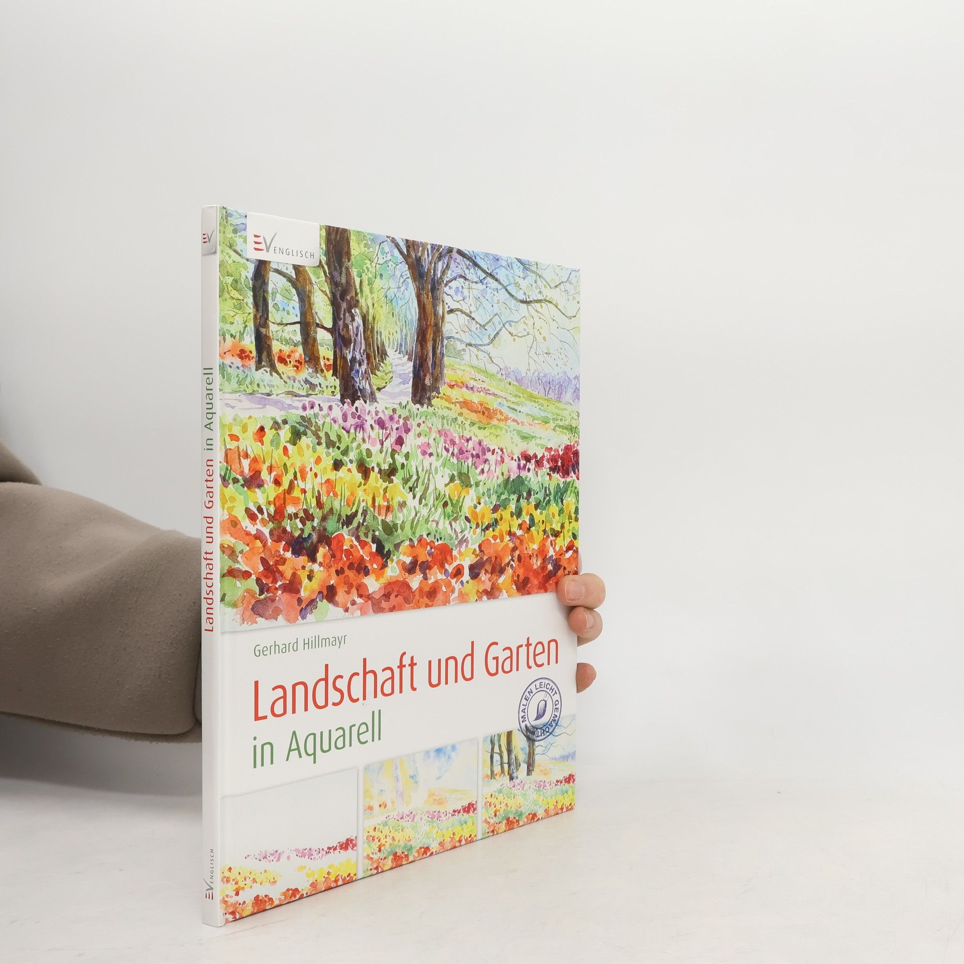 Landschaft und Garten in Aquarell