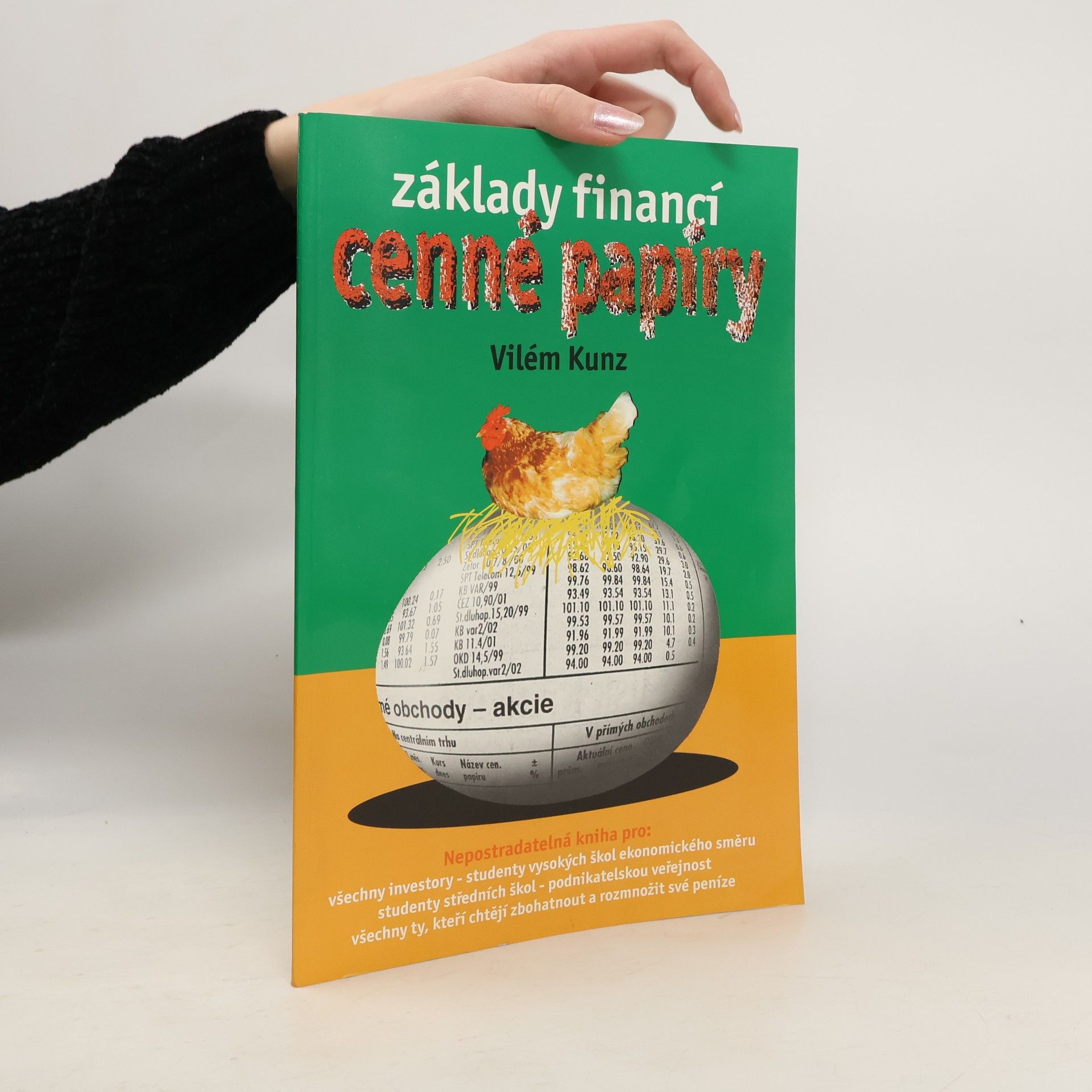 Vilém Kunz Základy financí. Cenné papíry