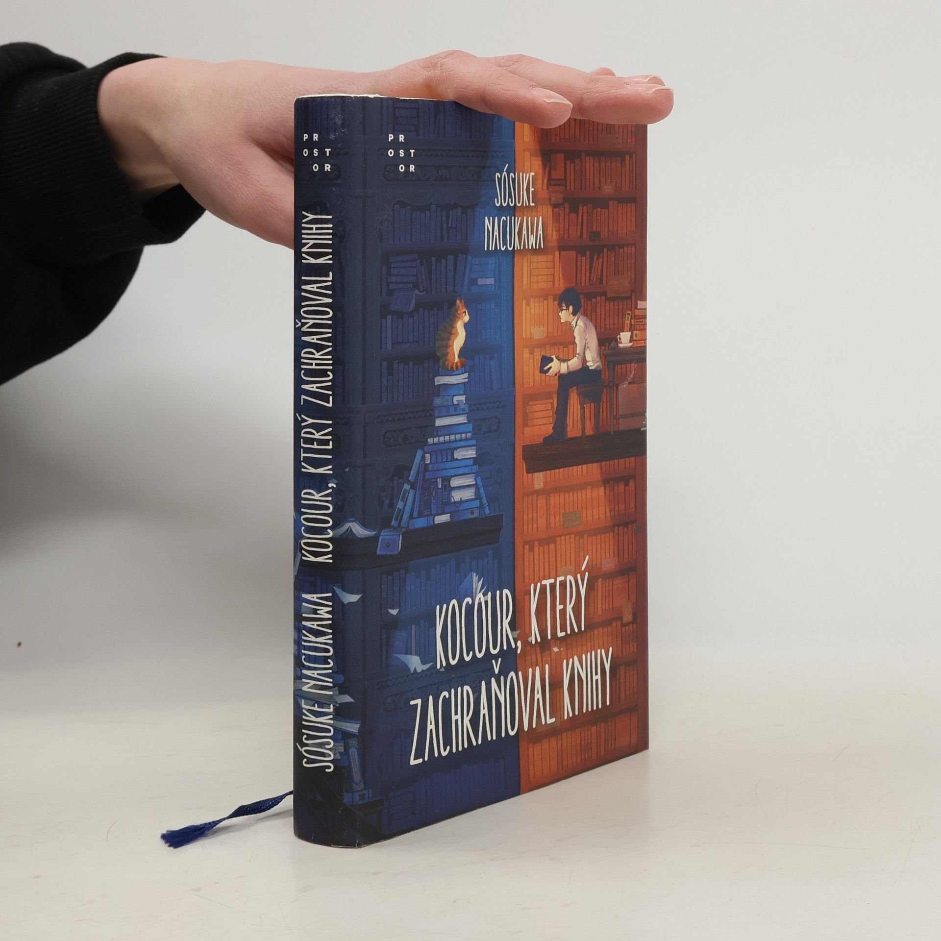 Sōsuke Natsukawa Kocour, který zachraňoval knihy