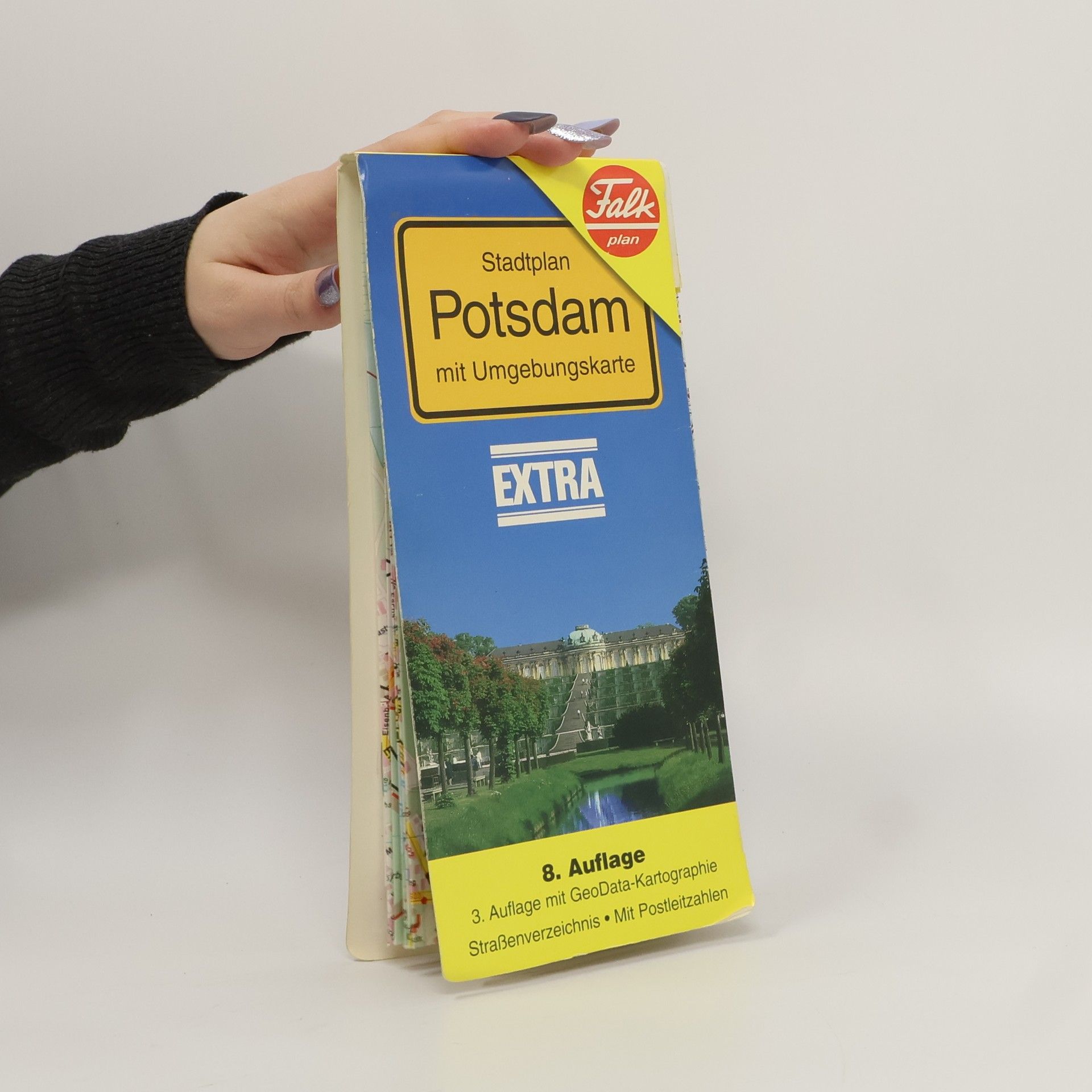 Autorenkollektiv Stadtplan Potsdam mit Umgebungskarte. Extra