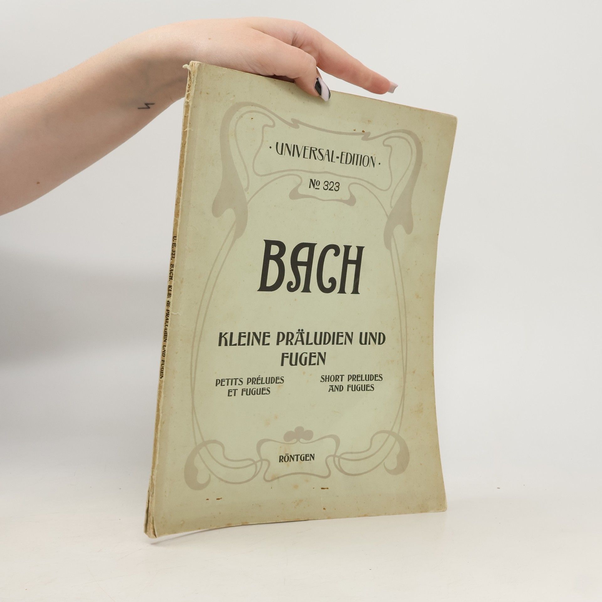 Julius Röntgen Bach. Kleine Präludien und Fugen