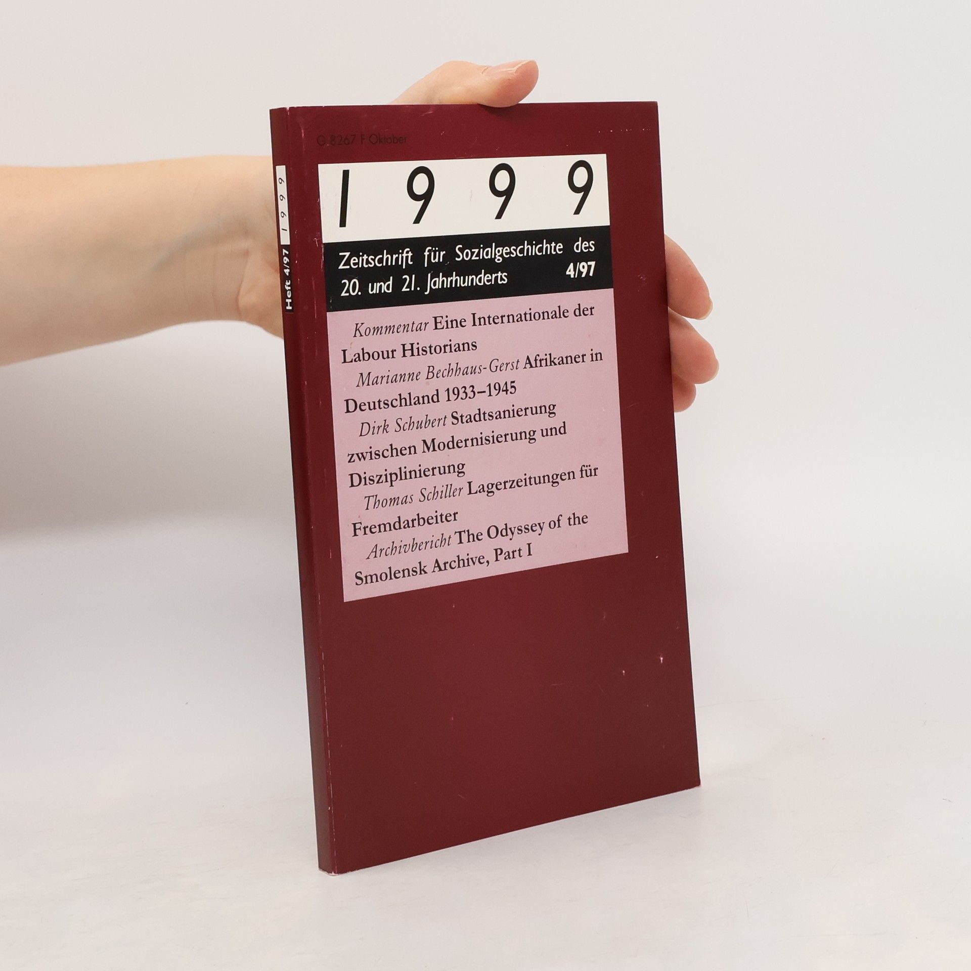 Autorenkollektiv 1999 Zeitschrift für Sozialgeschichte des 20. und 21. Jahrhunderts 4/97