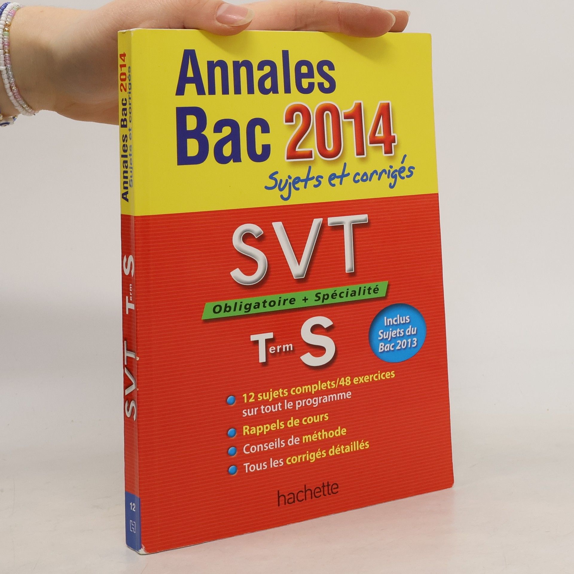 Nathalie Fabien Annales Bac 2014 sujets et corrigés - SVT Terminale S