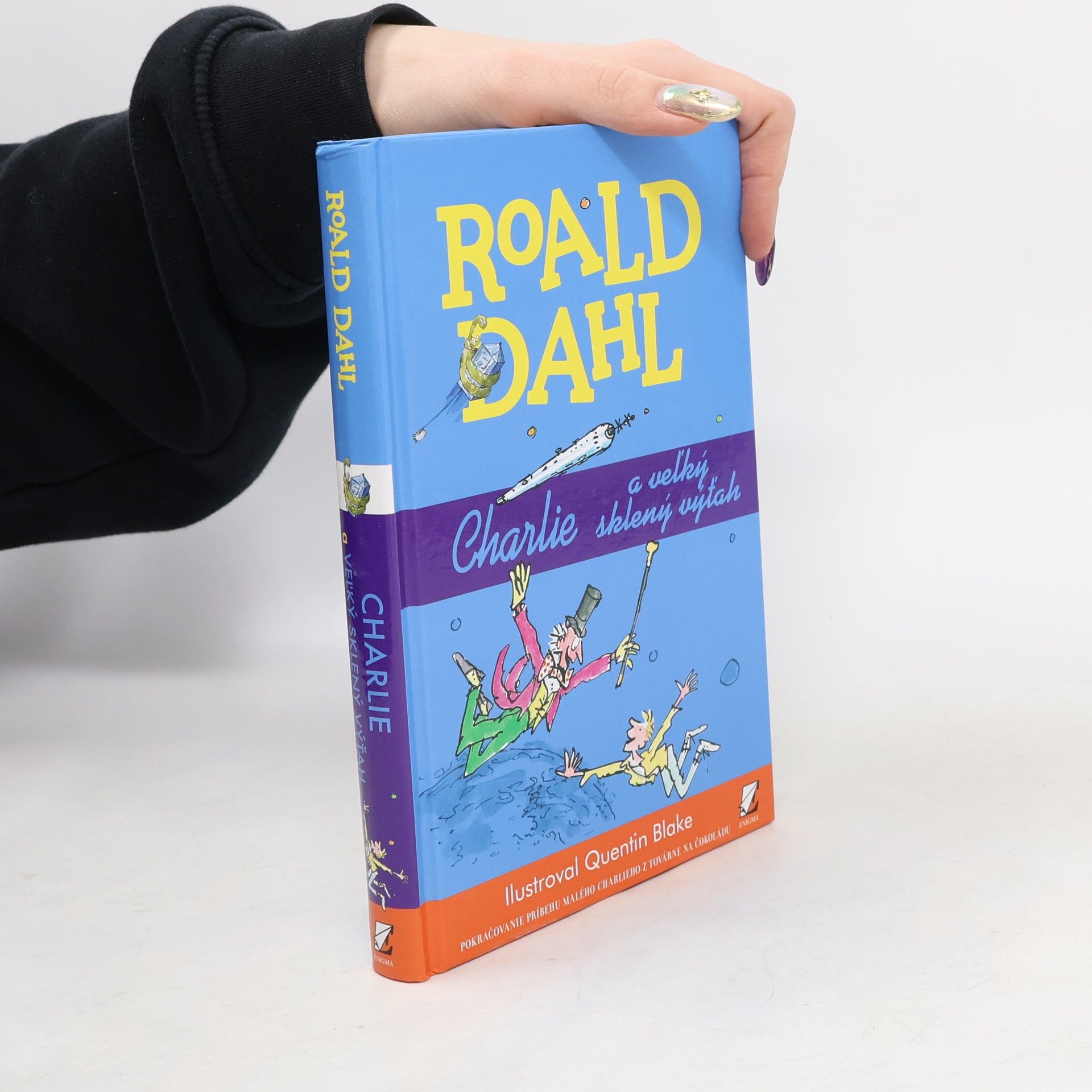 Roald Dahl Charlie a veľký sklený výťah