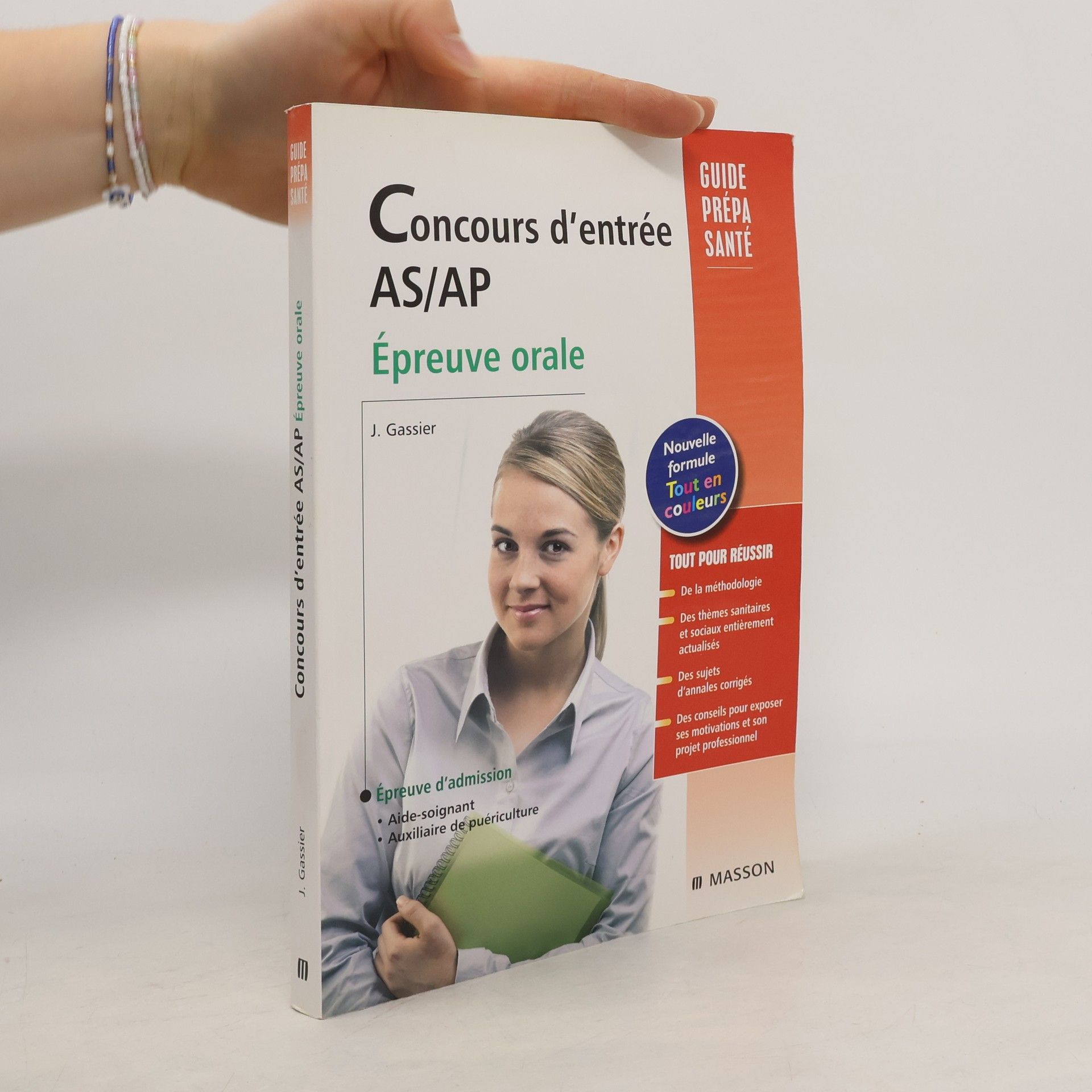 Jacqueline Gassier Concours d'entrée AS/AP. Épreuve orale