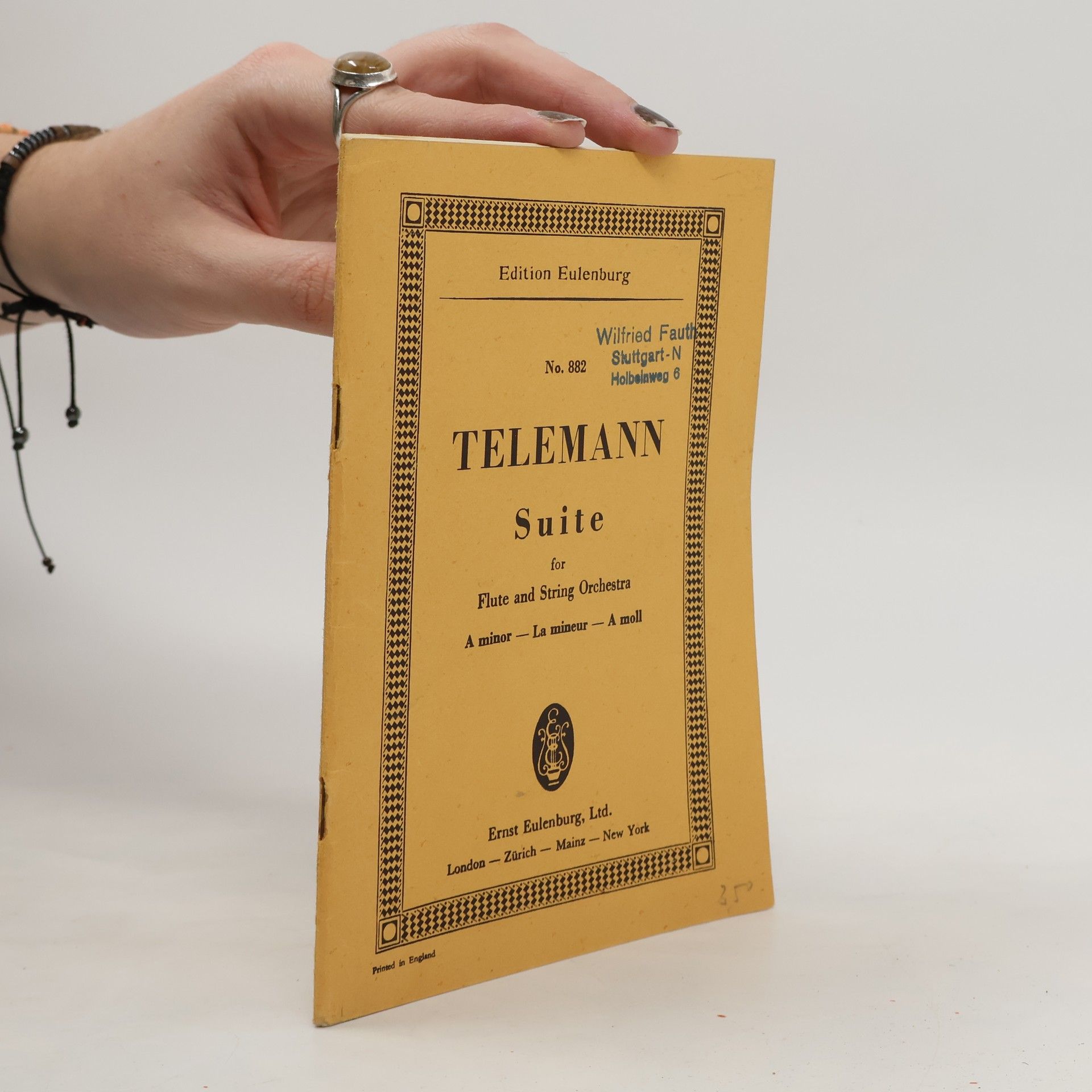 Georg Philipp Telemann Suite for Flute and String Orchestra