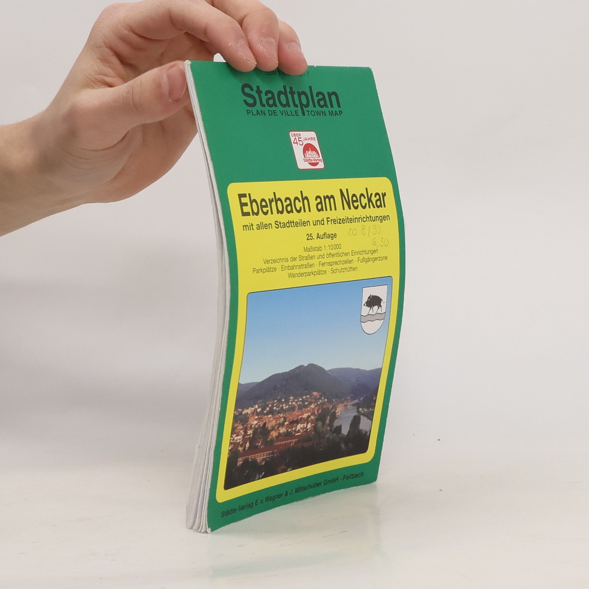 E. v. Wagner Stadtplane. Eberbach am Neckar