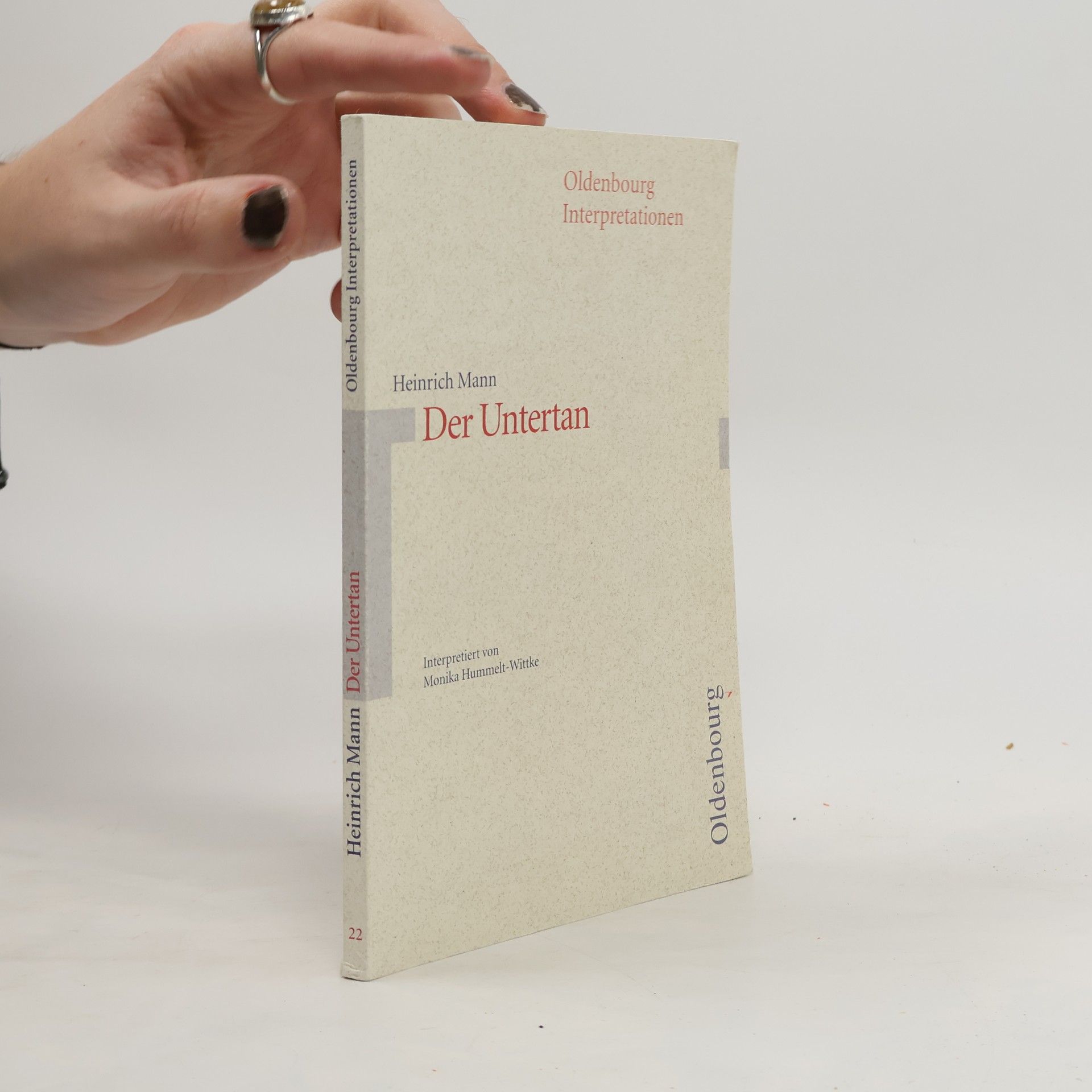 Monika Hummelt Wittke Heinrich Mann, Der Untertan