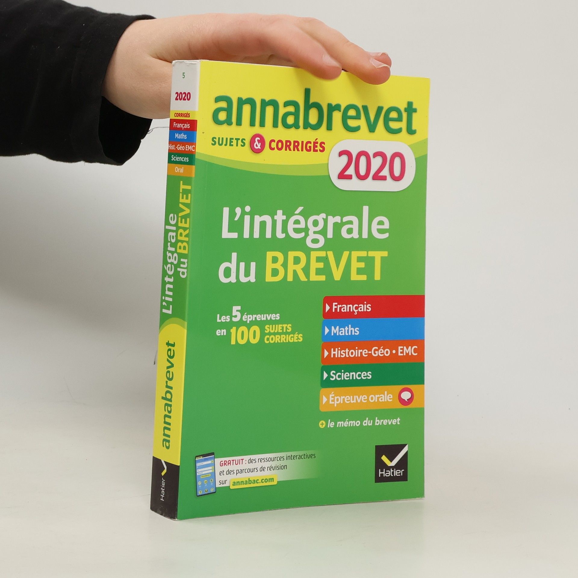 Christine Formond Annales du brevet Annabrevet 2020 L'intégrale 3e
