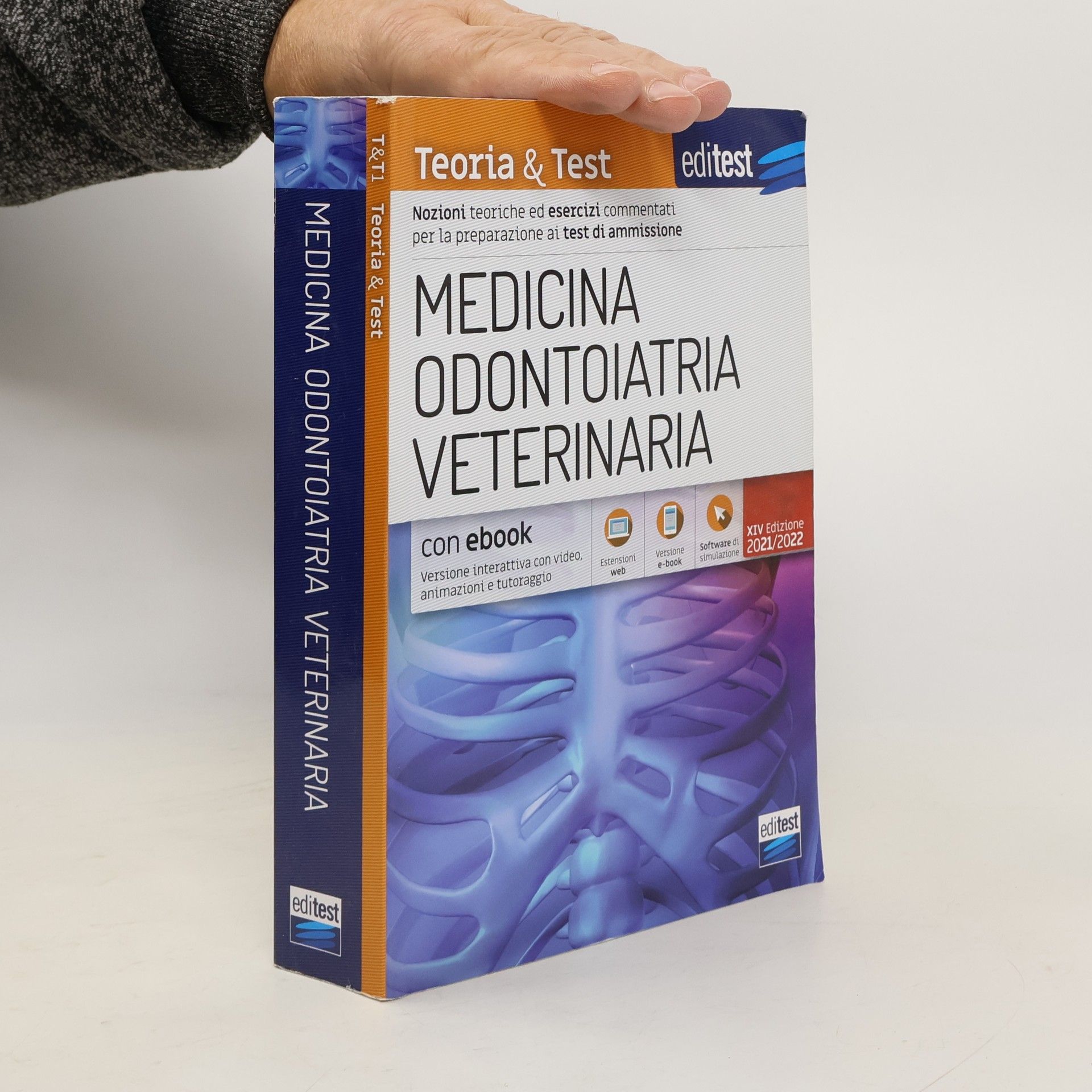 Autorenkollektiv EdiTEST. Medicina, odontoiatria, veterinaria. Teoria & Test. Nozioni teoriche ed esercizi commentati per la preparazione ai test di accesso. Con ebook: Versione interattiva con video, animazioni e tutoraggio - XIV Edizione 2021/2022