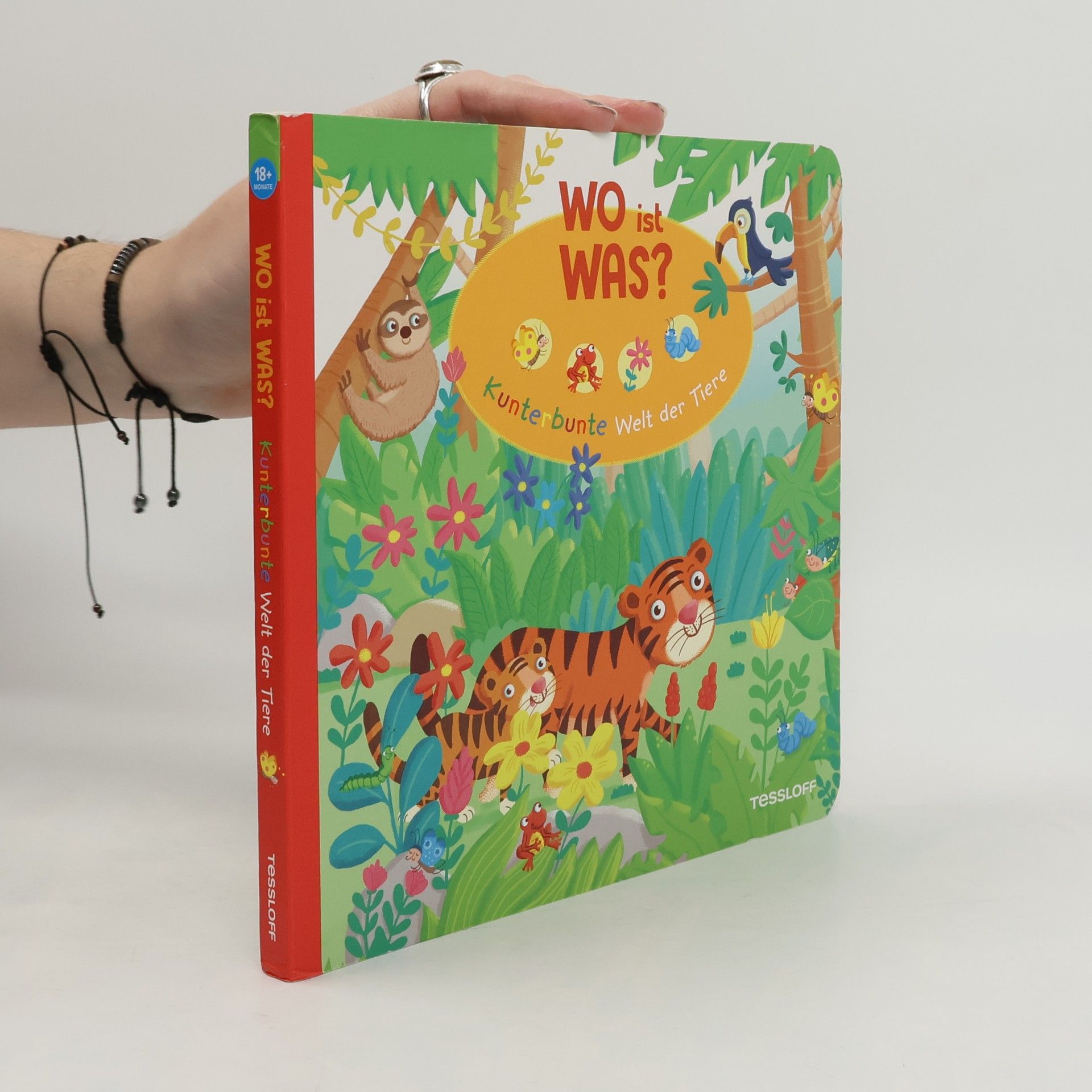 Julia Reindl WO ist WAS? Kunterbunte Welt der Tiere. Pappebuch für Kinder ab 18 Monaten