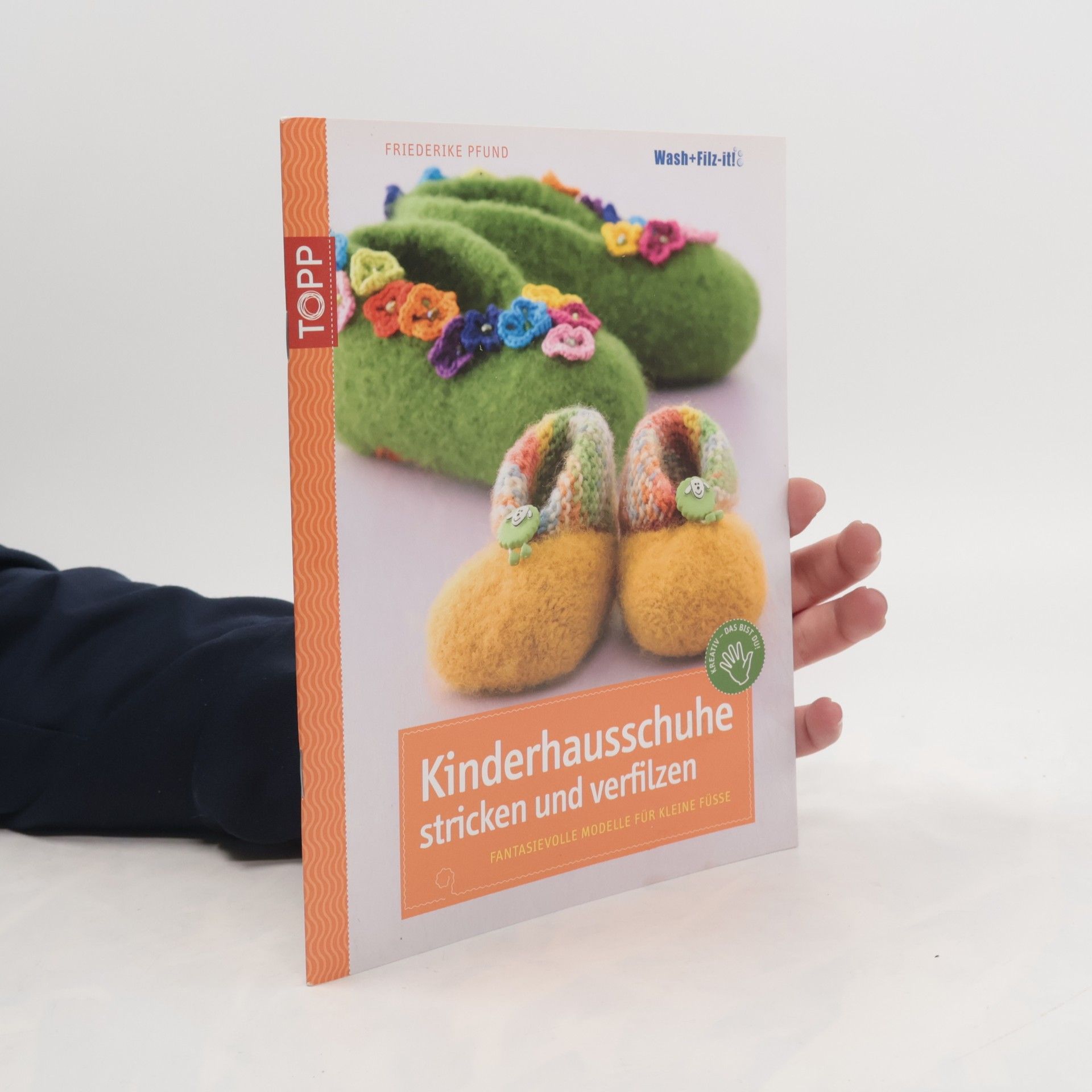 Friederike Pfund Kinderhausschuhe stricken und verfilzen